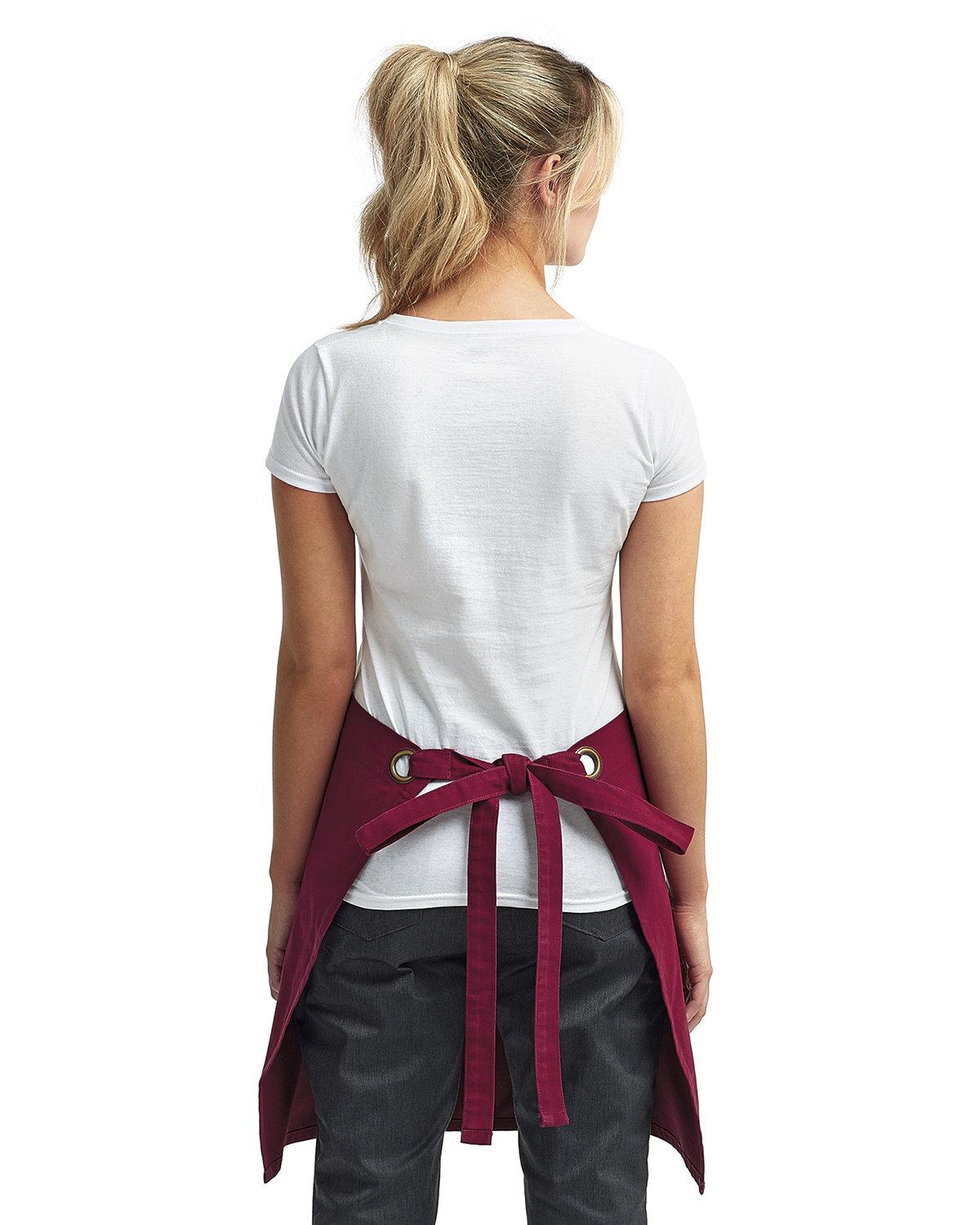 RP131 Artisan Collection by Reprime Unisex Calibre Heavy Cotton Canvas Waist Apron - Back Image