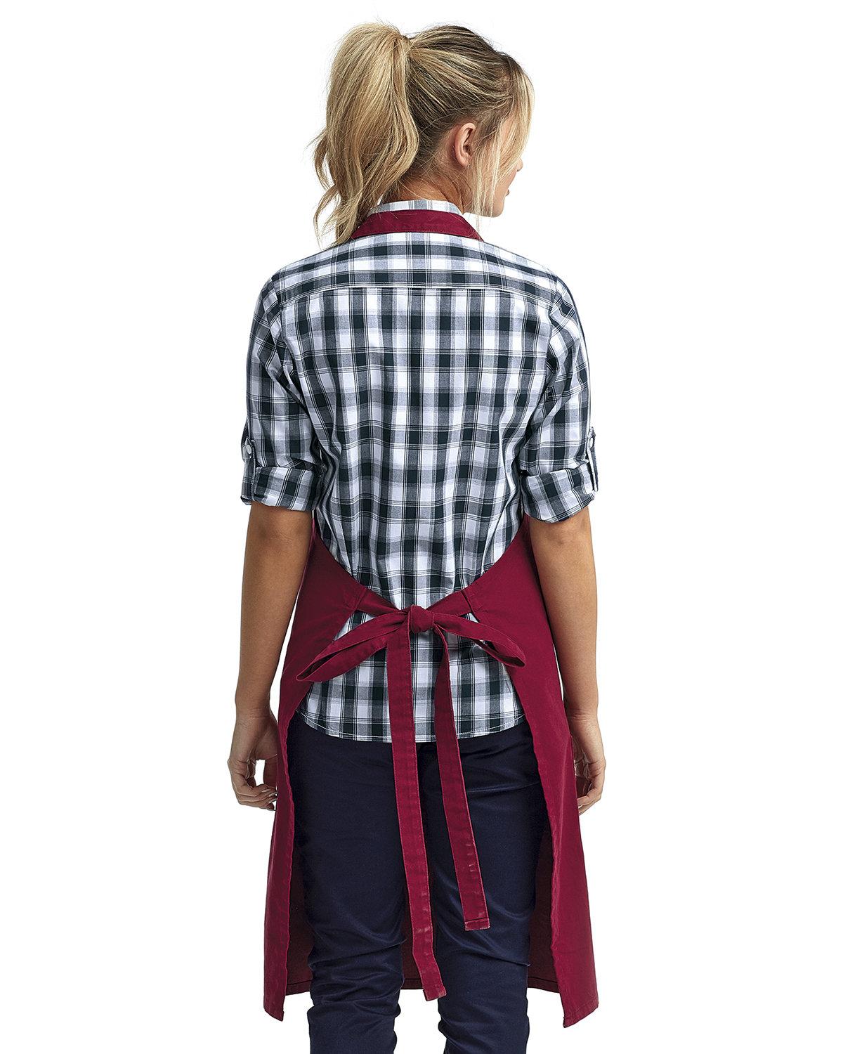 RP137 Artisan Collection by Reprime "Calibre" Heavy Cotton Canvas Pocket Apron - Back Image