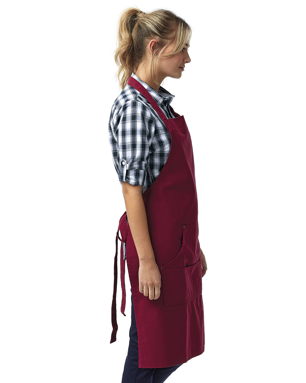 RP137 Artisan Collection by Reprime "Calibre" Heavy Cotton Canvas Pocket Apron - Siide Image