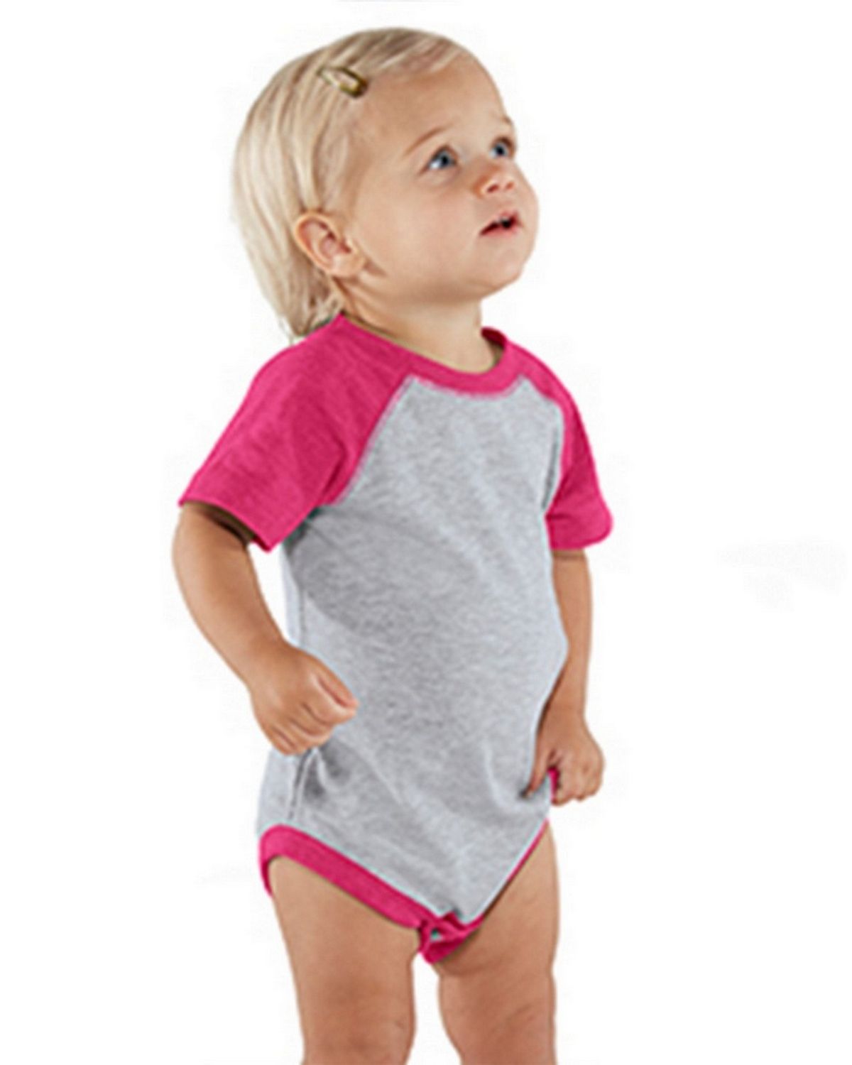 RS4430 Rabbit Skins Infant Baseball Fine Jersey Bodysuit.