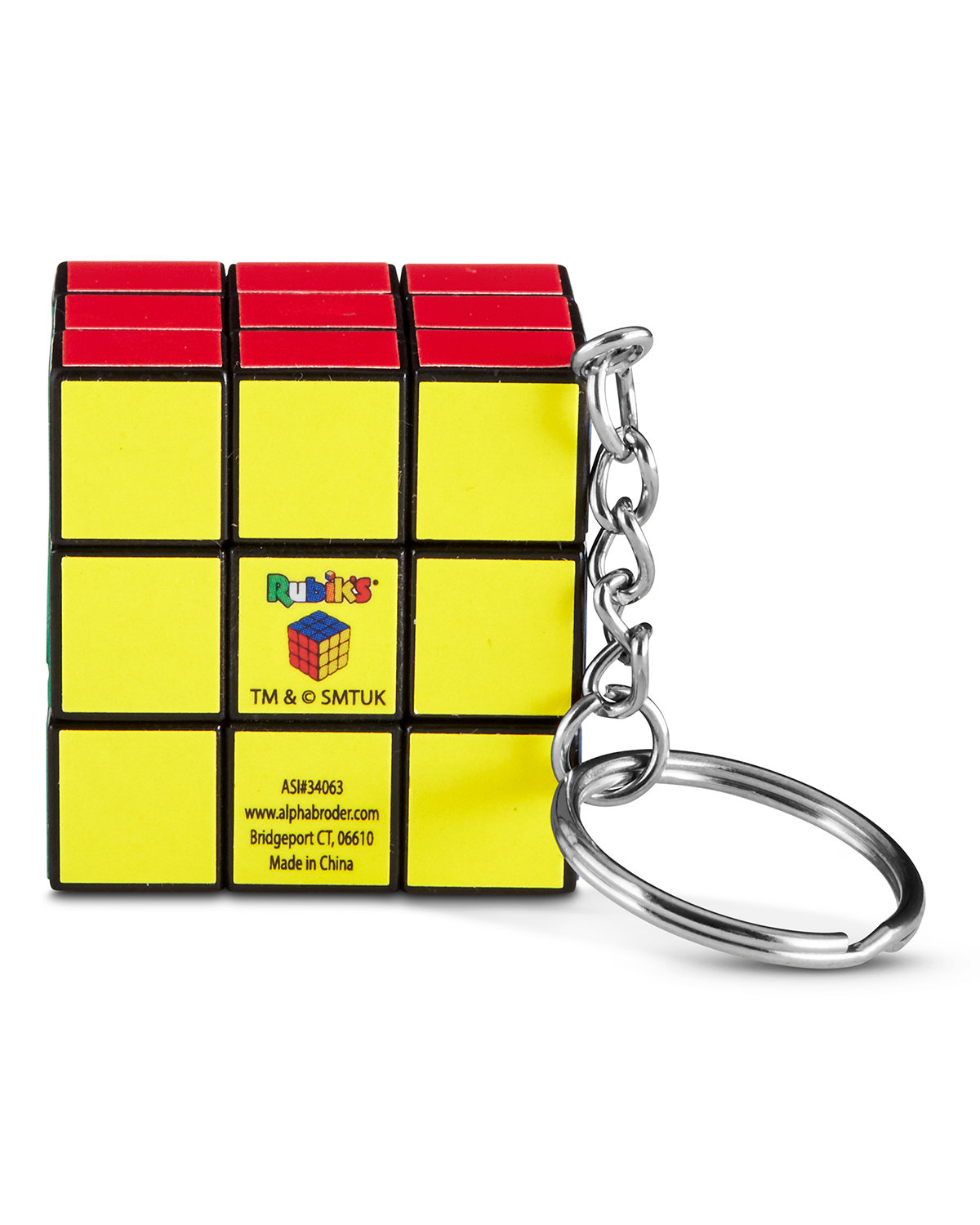 PL-4455 Rubiks Micro Rubiks Cube Key Holder - Back Image