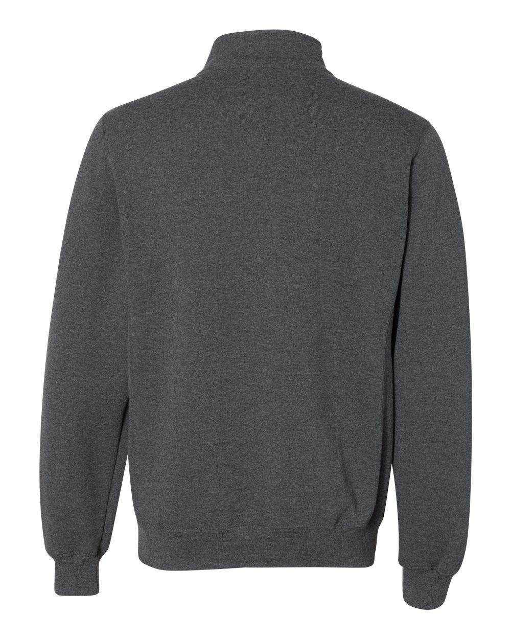 1Z4HBM Russell Athletic Unisex Dri-Power Quarter-Zip Fleece - Back Image