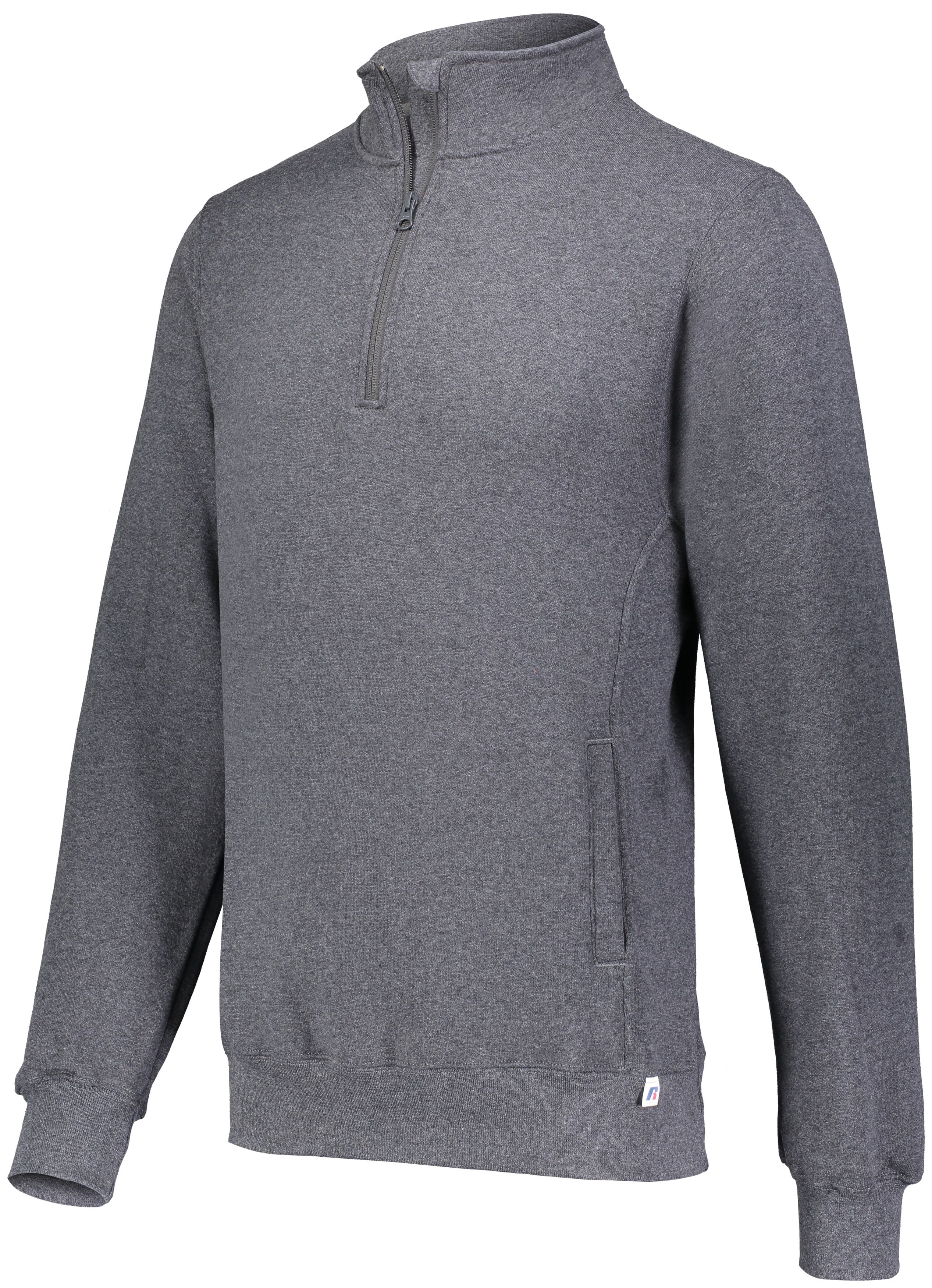 1Z4HBM Russell Athletic Unisex Dri-Power Quarter-Zip Fleece 1Z4HBM Russell Athletic Unisex Dri-Power Quarter-Zip Fleece