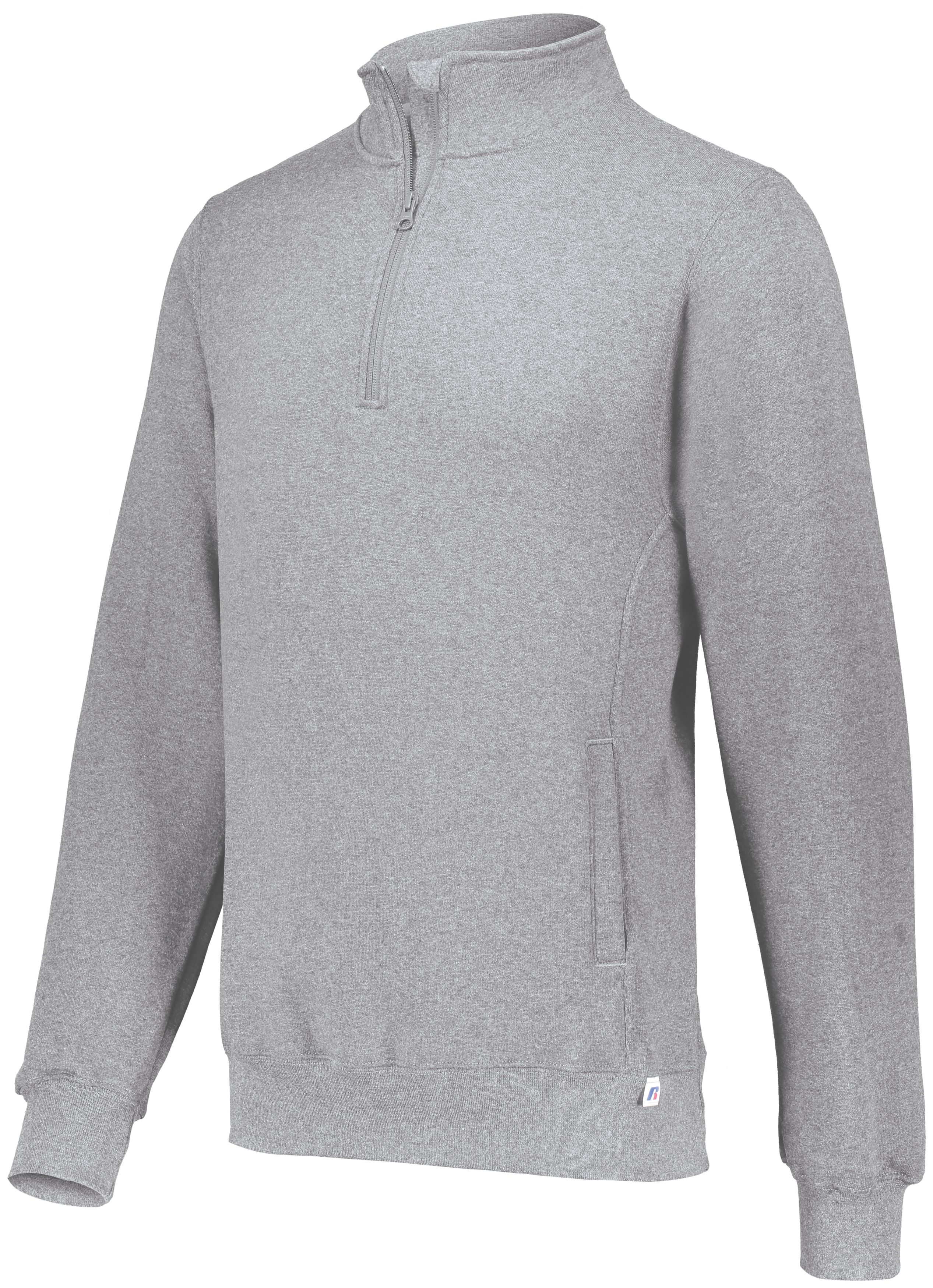 1Z4HBM Russell Athletic Unisex Dri-Power Quarter-Zip Fleece