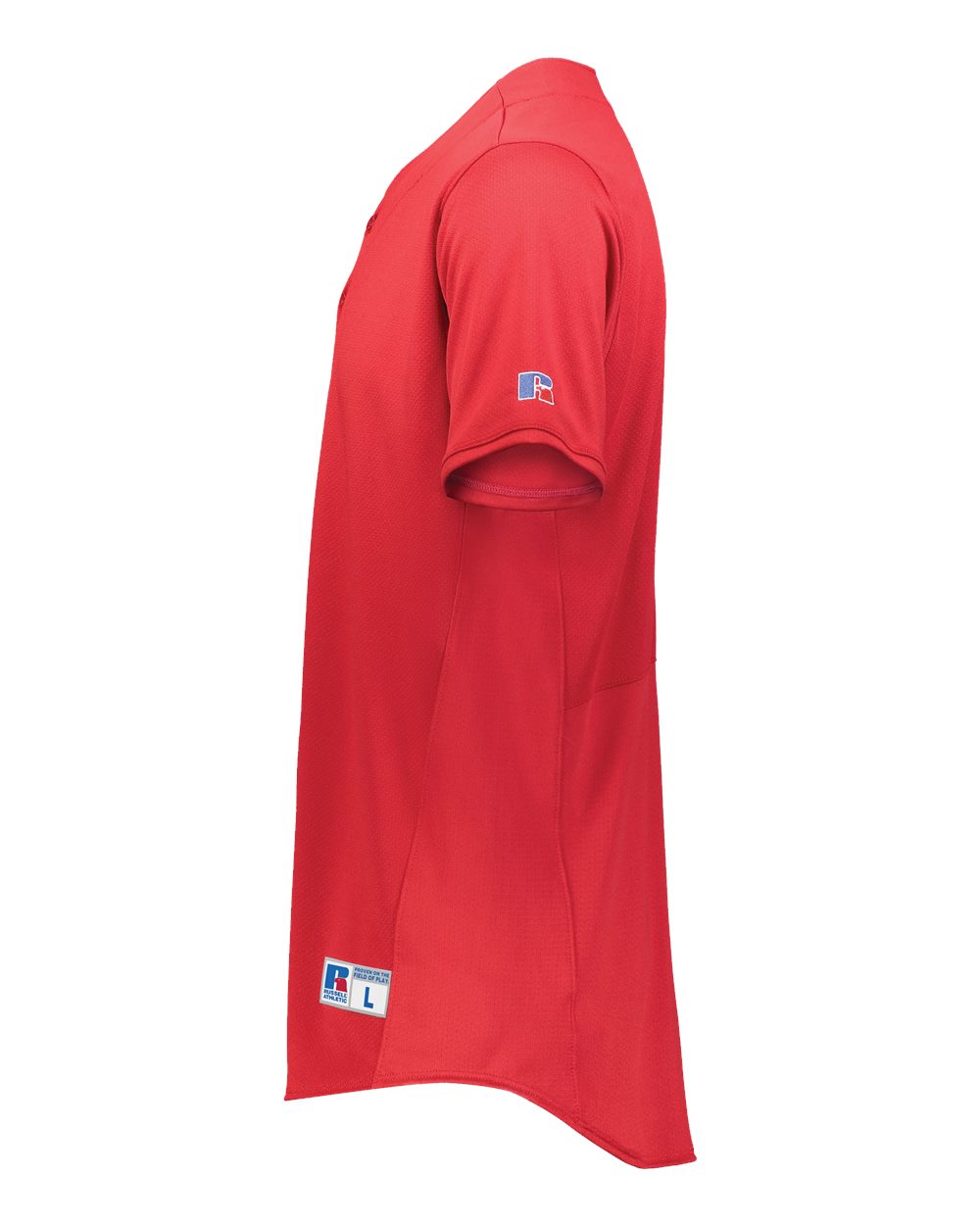 235JMB Russell Athletic Youth Five Tool Full-Button Front Baseball Jersey - Siide Image