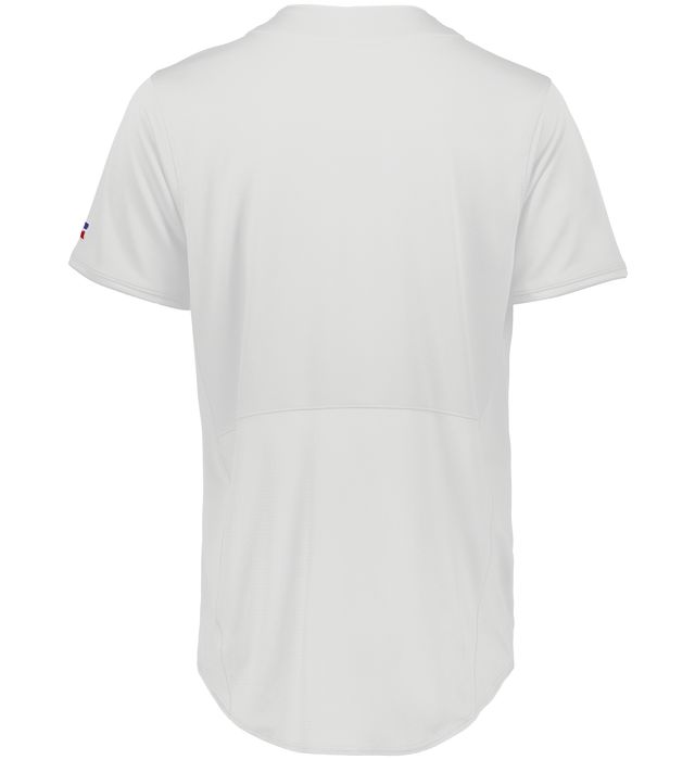 235JMM Russell Athletic Five Tool Full-Button Front Baseball Jersey - Back Image