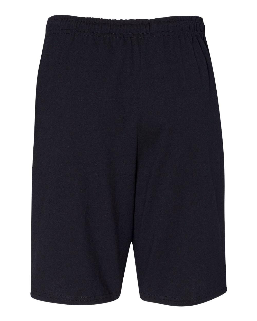 25843M Russell Athletic Essential Jersey Cotton 10" Shorts with Pockets - Back Image