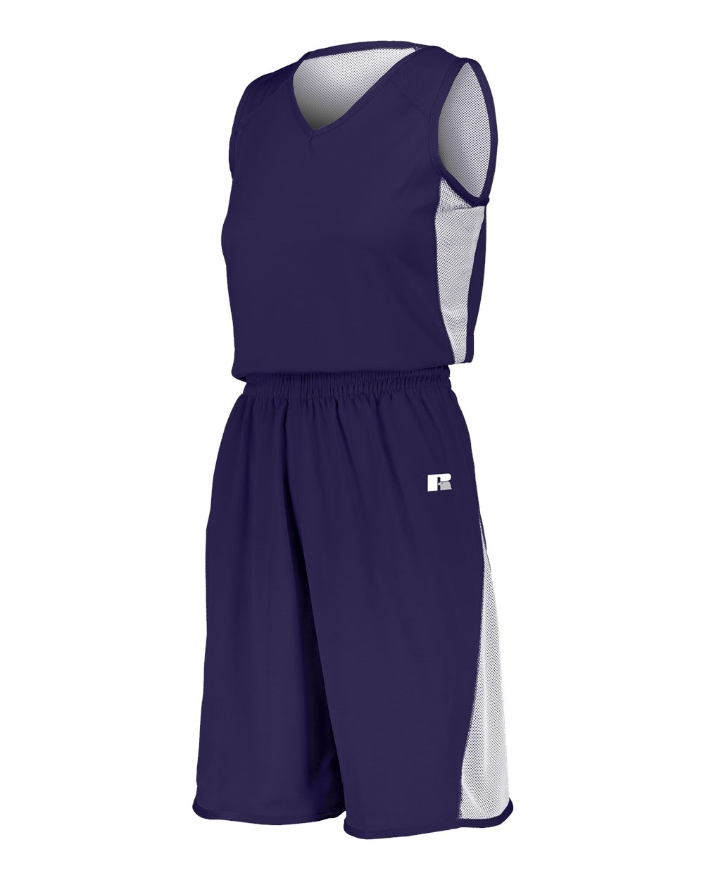 5R6DLX Russell Athletic Ladies Undivided Single Ply Reversible Shorts 5R6DLX Russell Athletic Ladies Undivided Single Ply Reversible Shorts