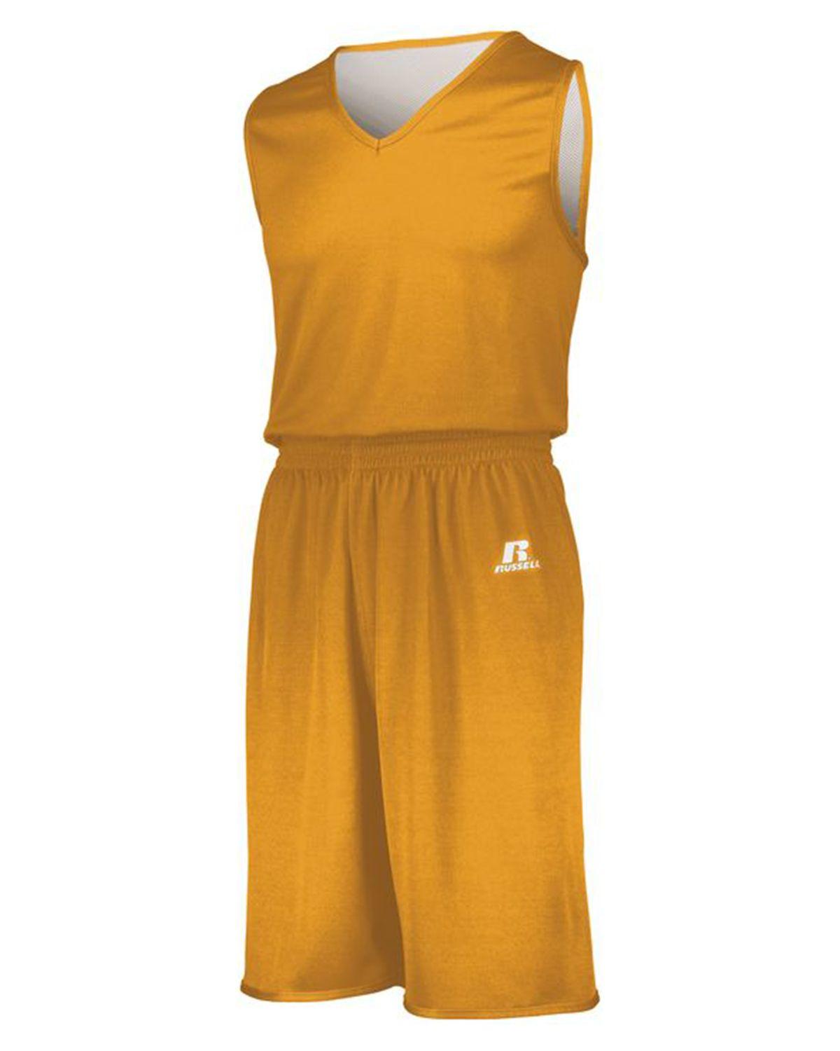 5R8DLB Russell Athletic Youth Undivided Solid Single Ply Reversible Shorts 5R8DLB Russell Athletic Youth Undivided Solid Single Ply Reversible Shorts