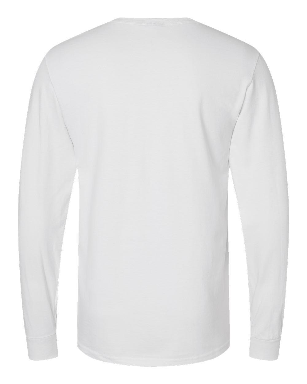 600LRUS Russell Athletic Unisex Cotton Classic Long-Sleeve T-Shirt - Back Image