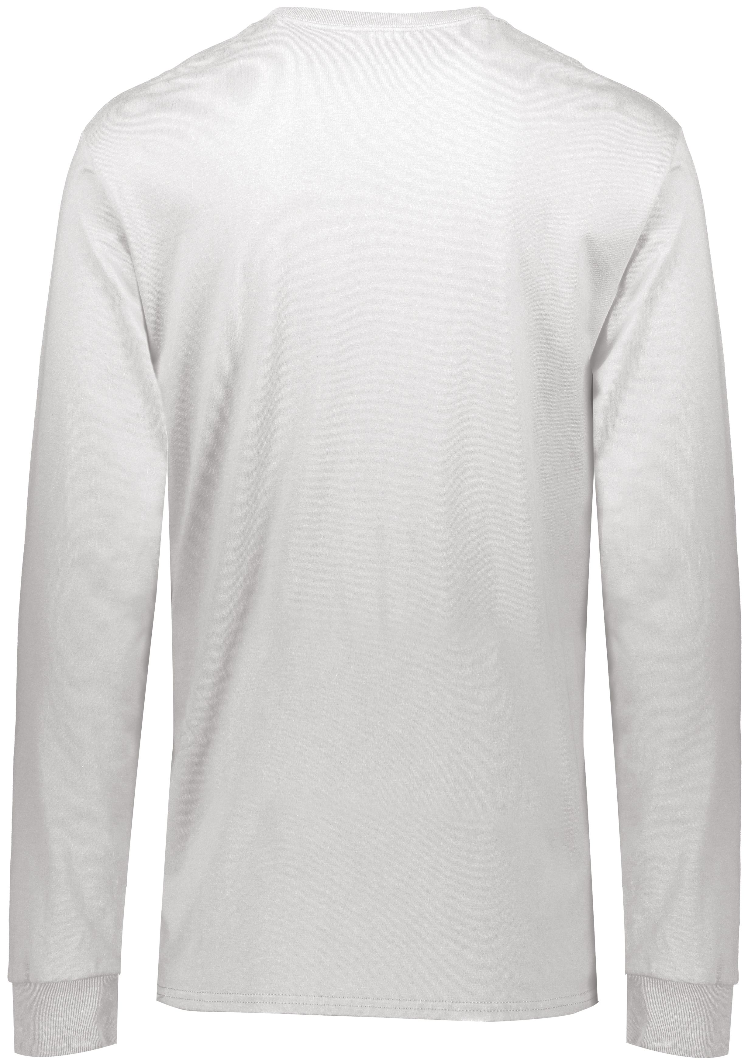 600LS Russell Athletic Cotton Classic Long Sleeve Tee - Back Image