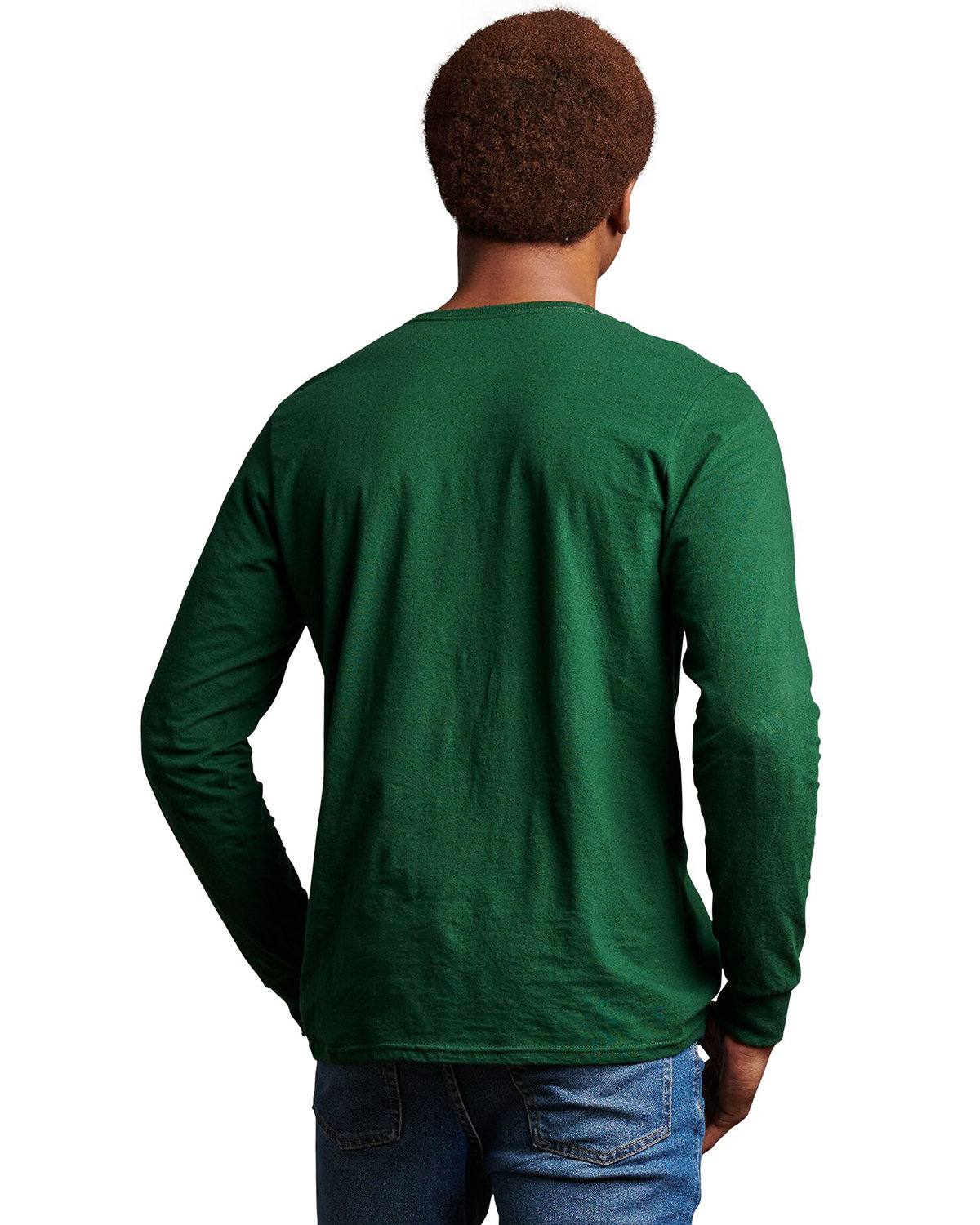 64LTTM Russell Athletic Unisex Essential Performance Long-Sleeve T-Shirt - Back Image