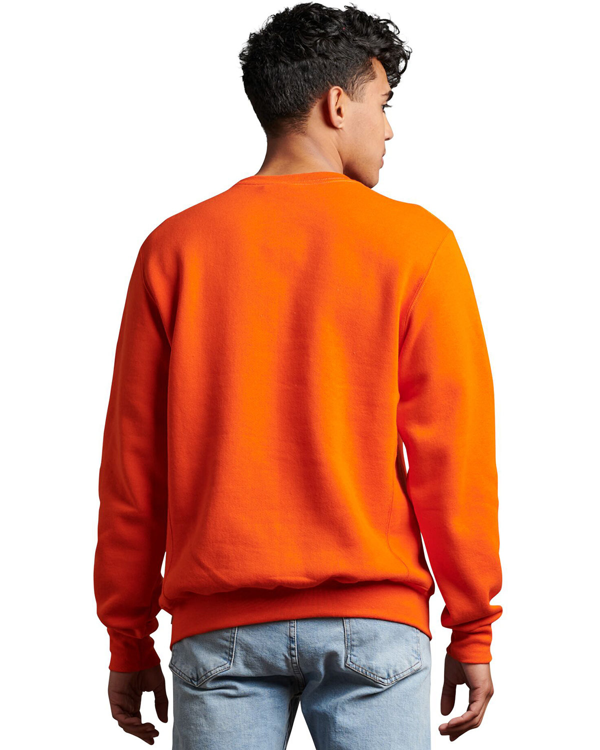 698HBM Russell Athletic Unisex Dri-Power Crewneck Sweatshirt - Back Image