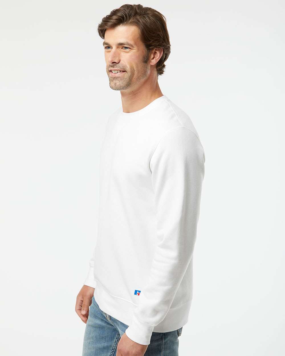 82RNSM Russell Athletic Unisex Cotton Classic Crew Sweatshirt 82RNSM Russell Athletic Unisex Cotton Classic Crew Sweatshirt - Siide Image