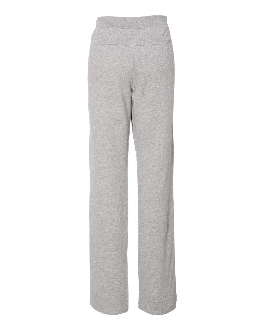 LF5YHX Russell Athletic Womens Lightweight Open Bottom Sweatpants - Back Image