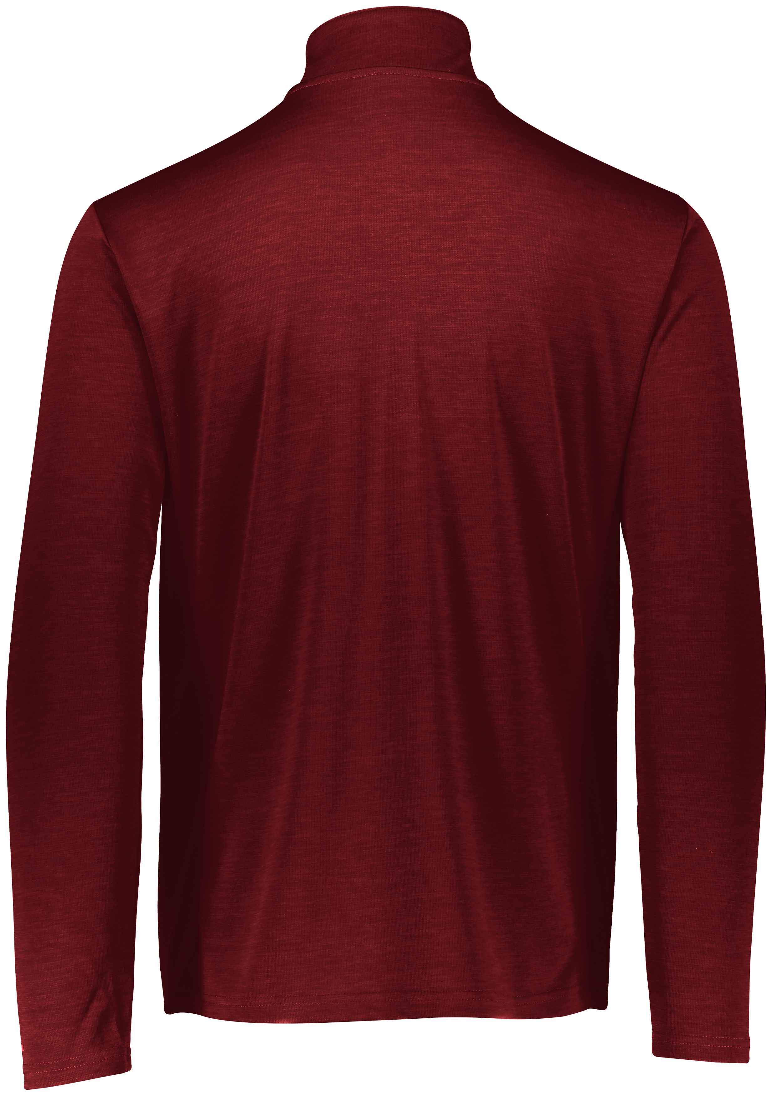 QZ7EAM Russell Athletic Striated Quarter-Zip Pullover - Back Image