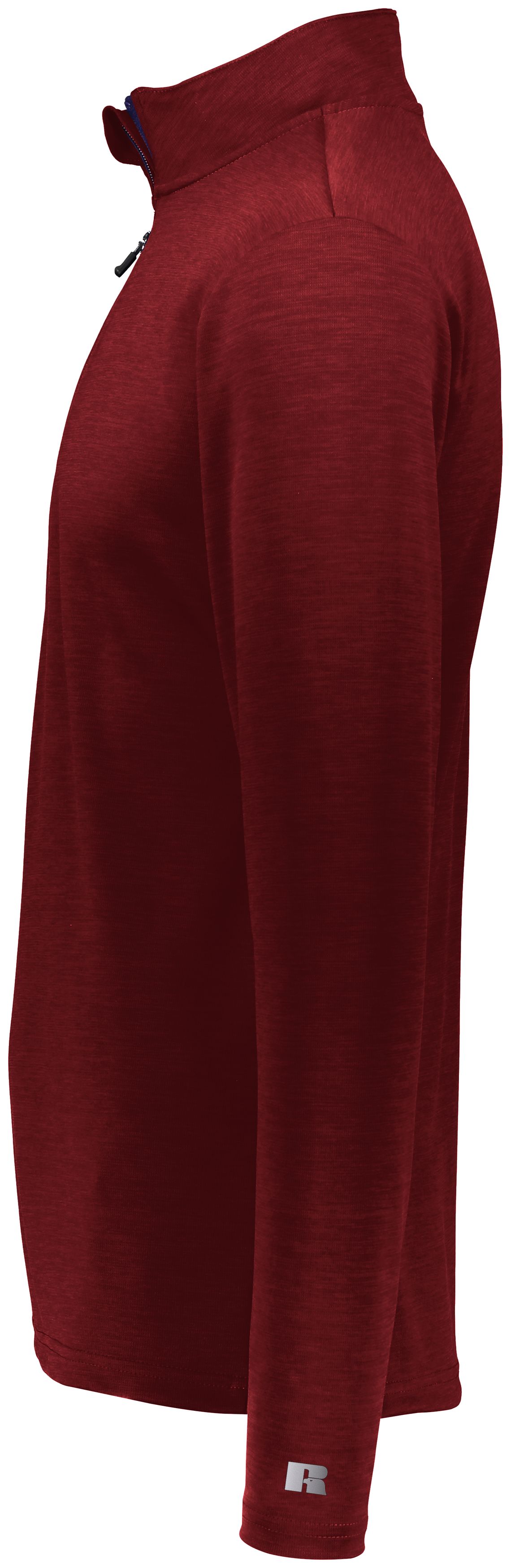 QZ7EAM Russell Athletic Striated Quarter-Zip Pullover - Siide Image