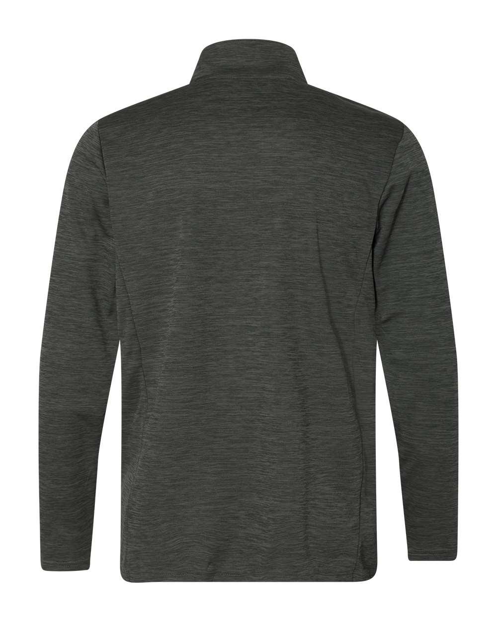 QZ7EAM Russell Athletic Striated Quarter-Zip Pullover - Back Image