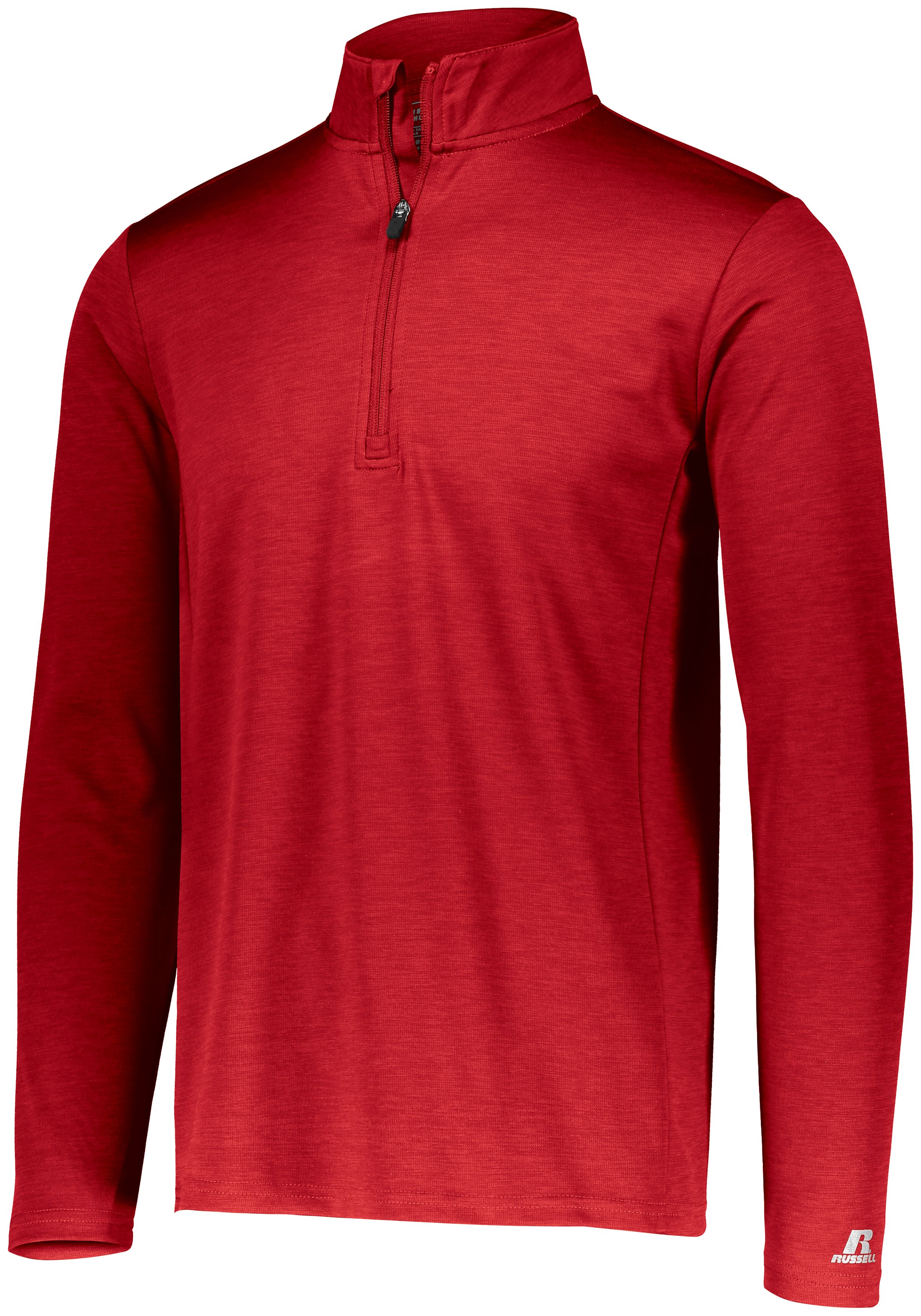 QZ7EAM Russell Athletic Striated Quarter-Zip Pullover Zoom Image