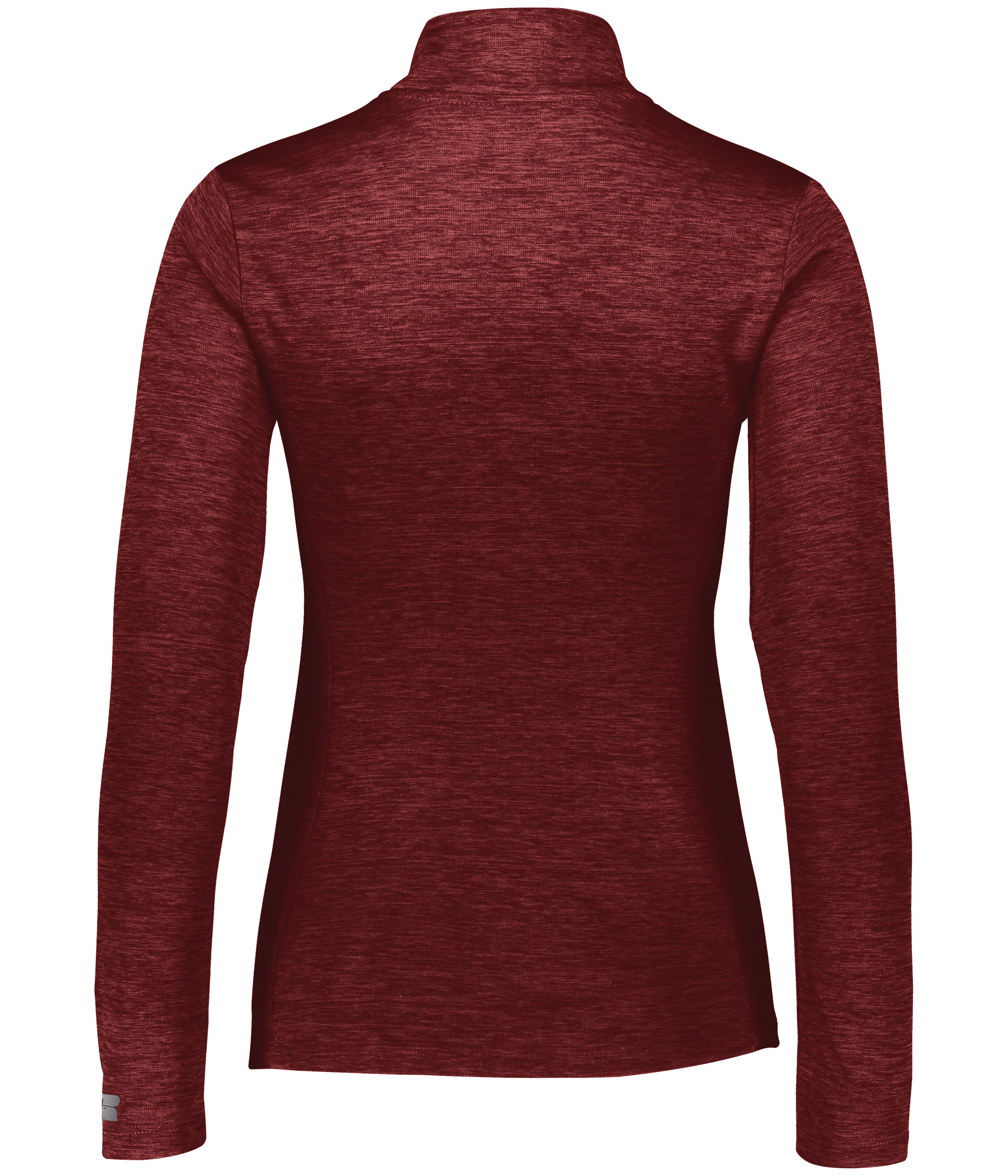 QZ7EAX Russell Athletic Womens Striated Quarter-Zip Pullover QZ7EAX Russell Athletic Womens Striated Quarter-Zip Pullover - Back Image