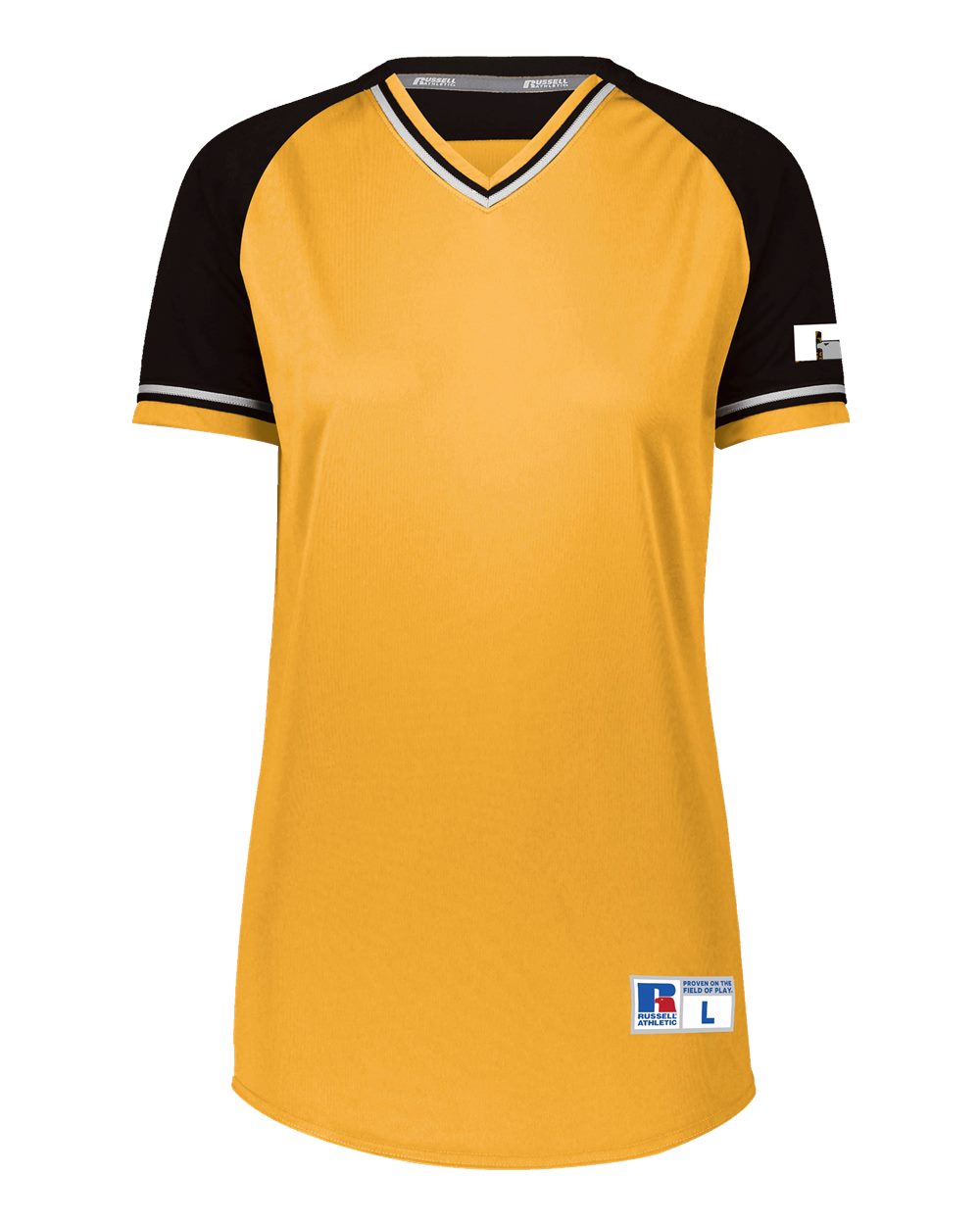 R01X3X Russell Athletic LADIES CLASSIC V-NECK JERSEY R01X3X Russell Athletic LADIES CLASSIC V-NECK JERSEY