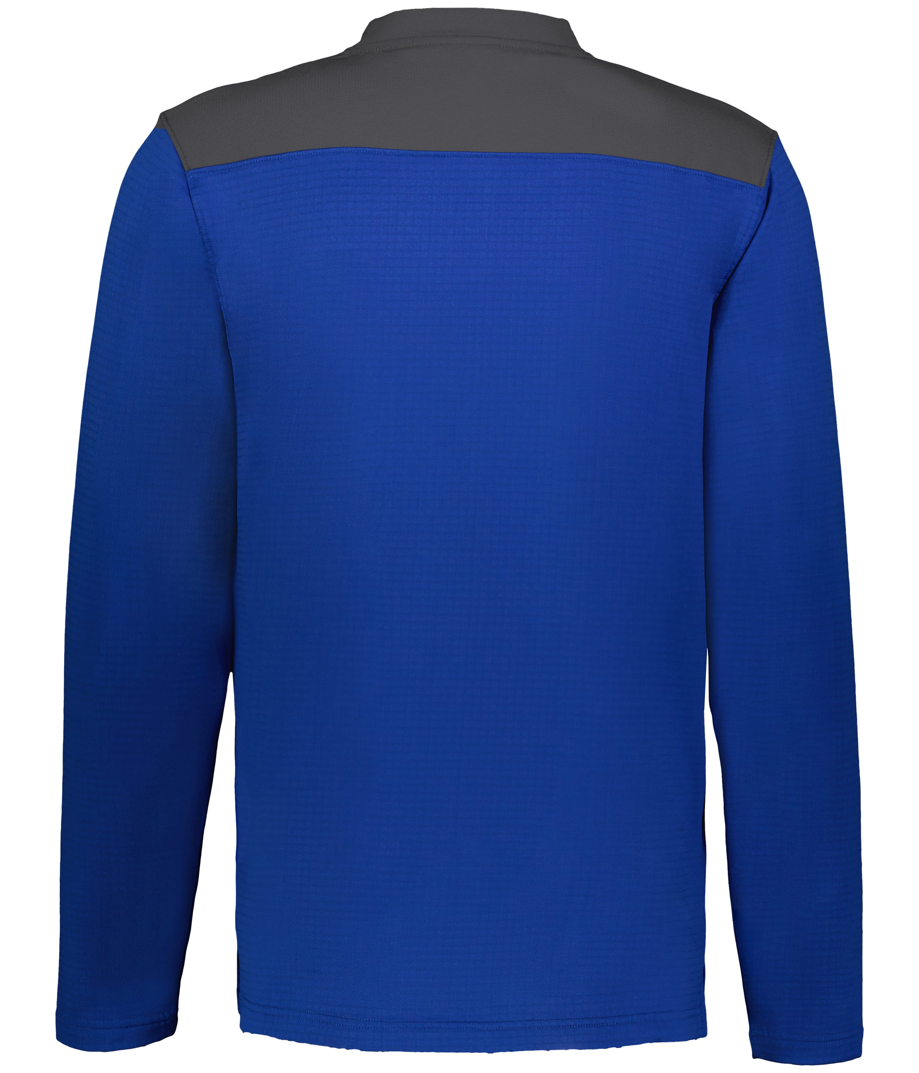 R03GKM Russell Athletic Unisex Sideline Grid Fleece Quarter-Zip Pullover R03GKM Russell Athletic Unisex Sideline Grid Fleece Quarter-Zip Pullover - Back Image