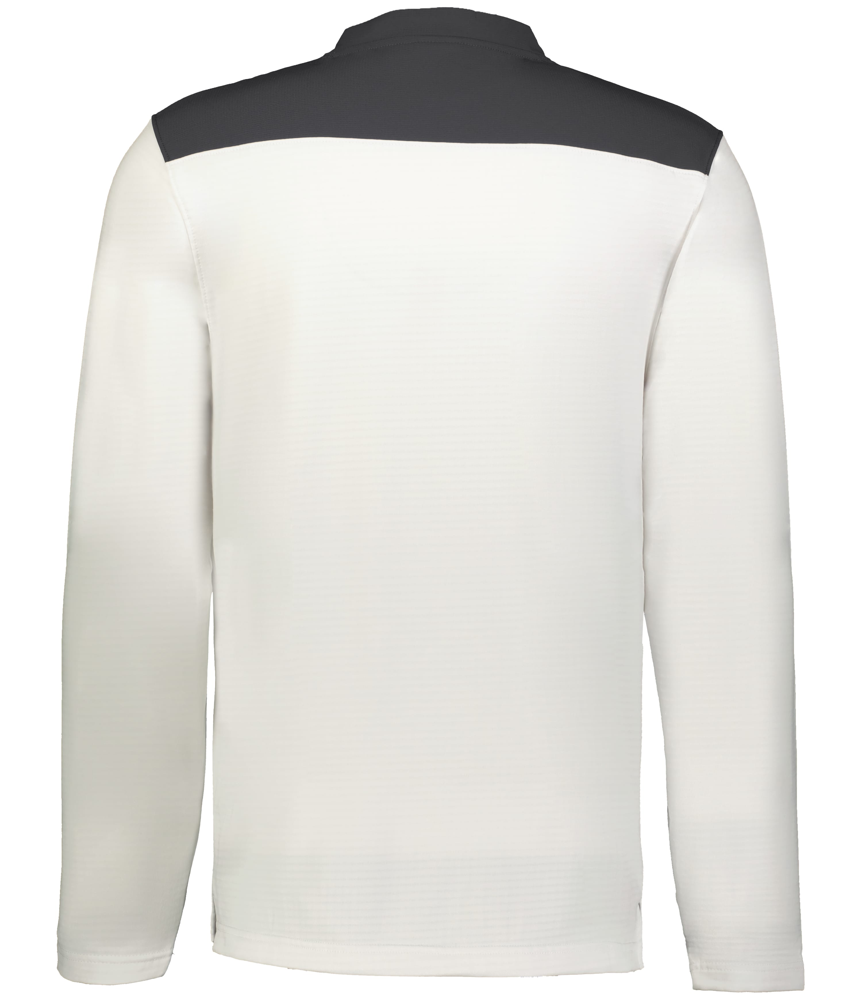 R03GKM Russell Athletic Unisex Sideline Grid Fleece Quarter-Zip Pullover - Back Image