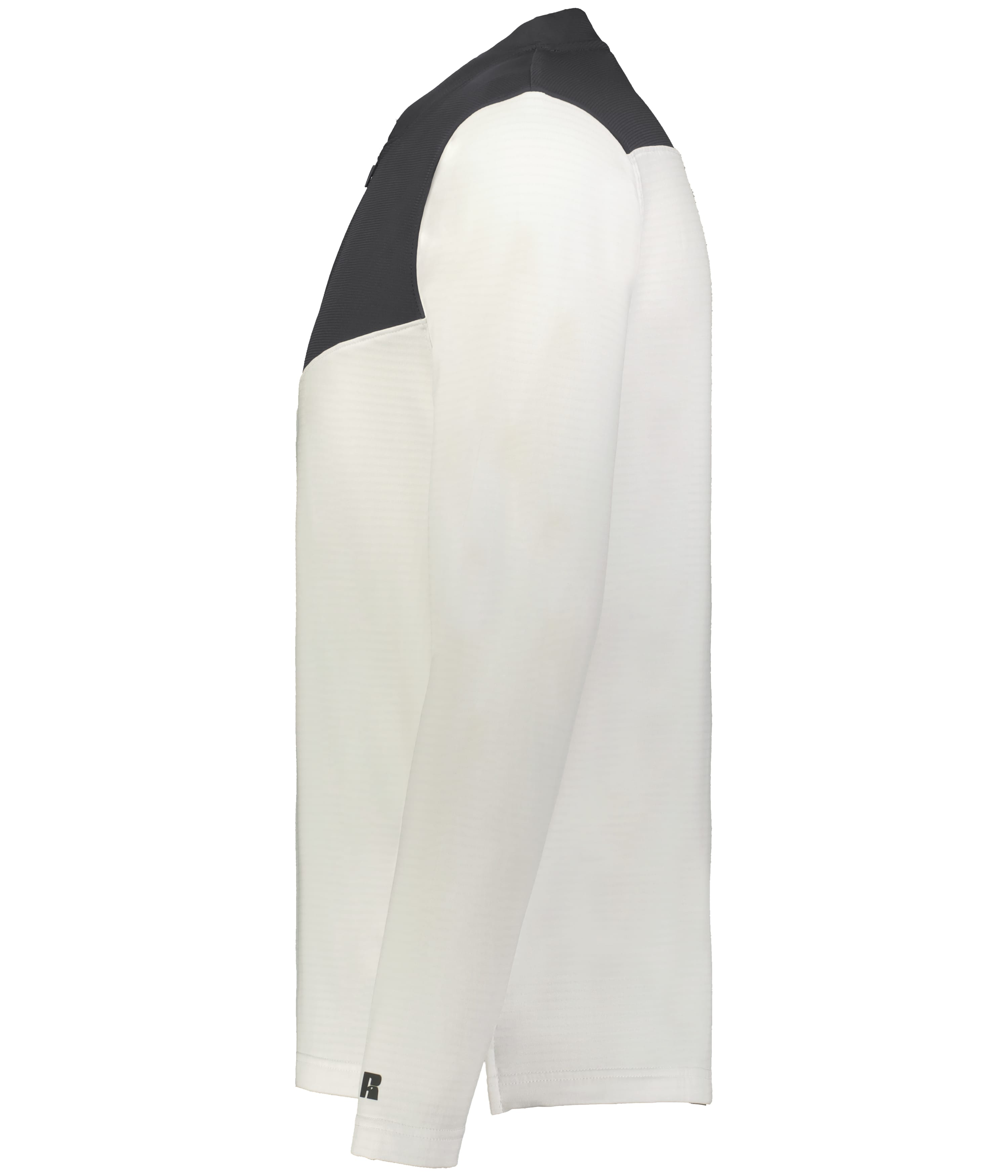 R03GKM Russell Athletic Unisex Sideline Grid Fleece Quarter-Zip Pullover - Siide Image