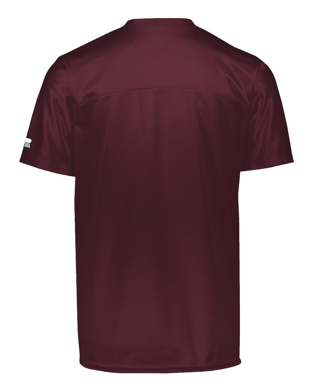 R0593B Russell Athletic Youth Solid Flag Football Jersey - Back Image