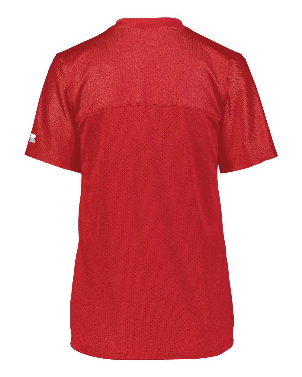 R0593X Russell Athletic Ladies Solid Flag Football Jersey - Back Image