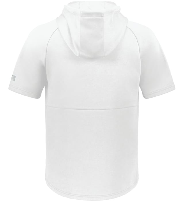 R24TFM Russell Athletic Legend Short Sleeve Tech Fleece Hoodie - Back Image