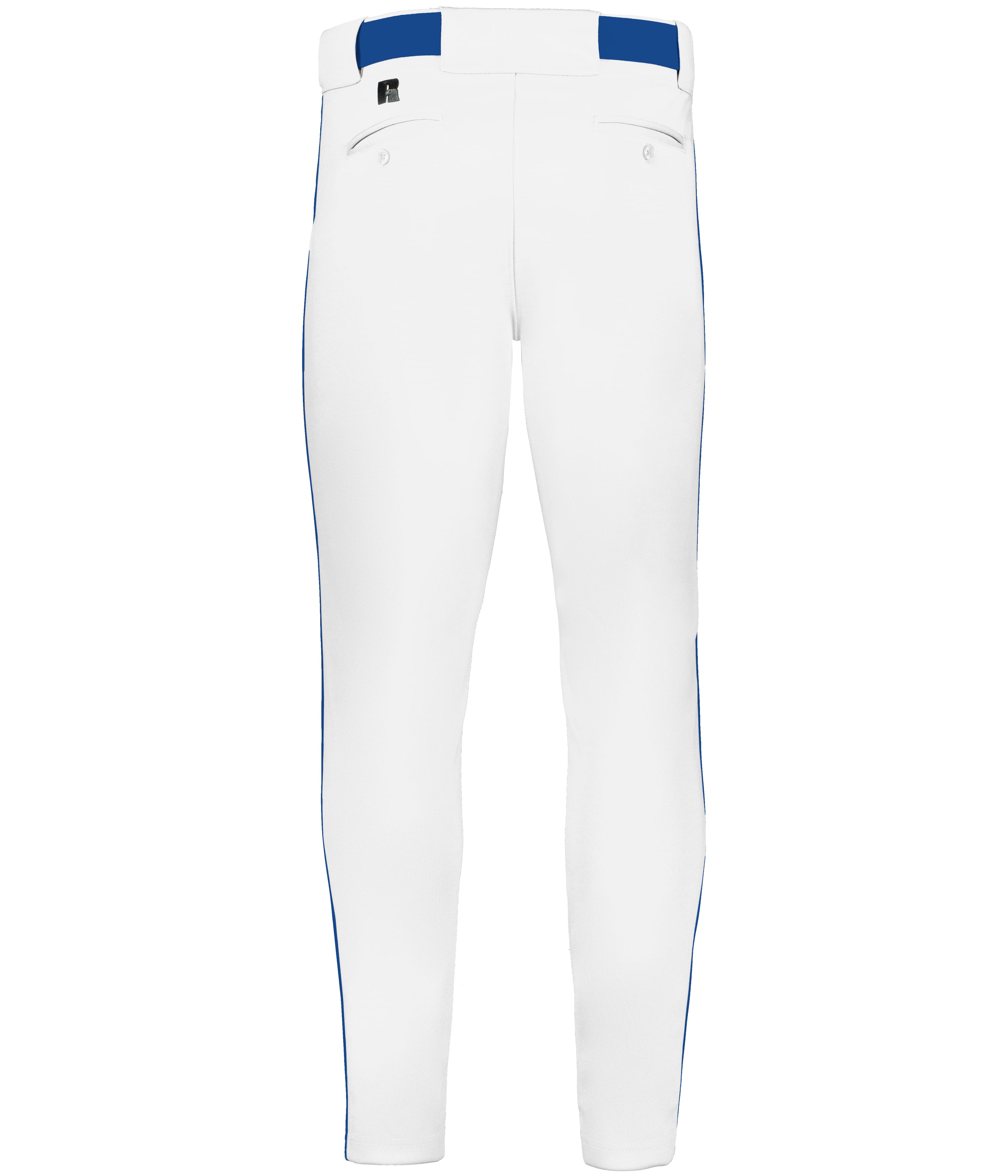R62LGB Russell Athletic YOUTH BASELINE TAPERED LEG PIPED BASEBALL PANT - Back Image