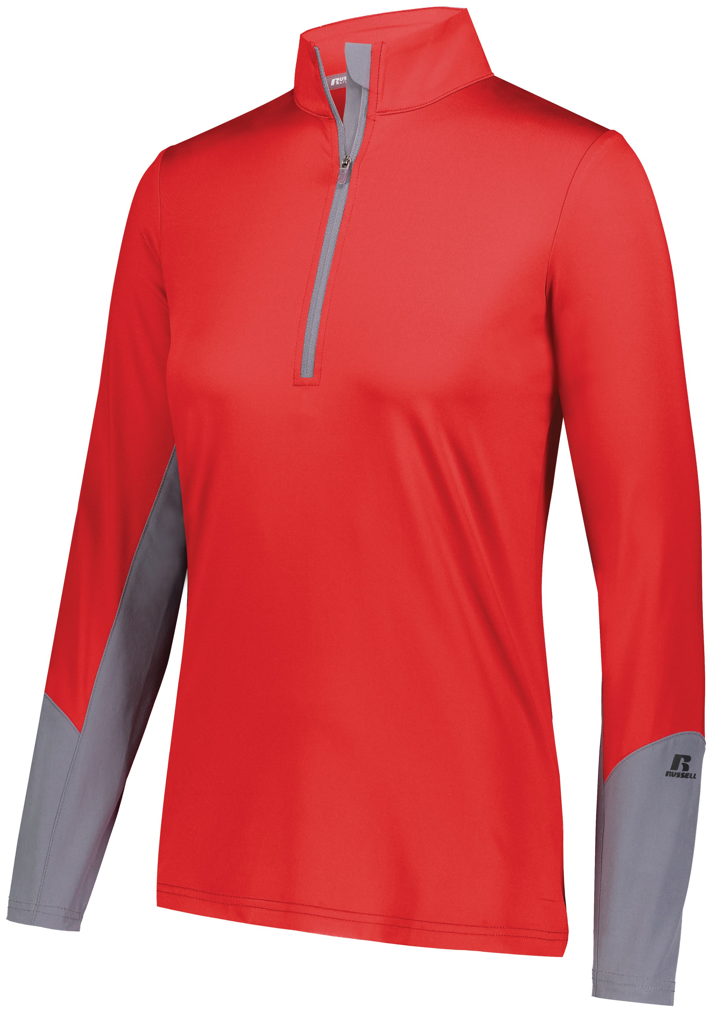 401PSX Russell Athletic Ladies Hybrid Pullover - Back Image