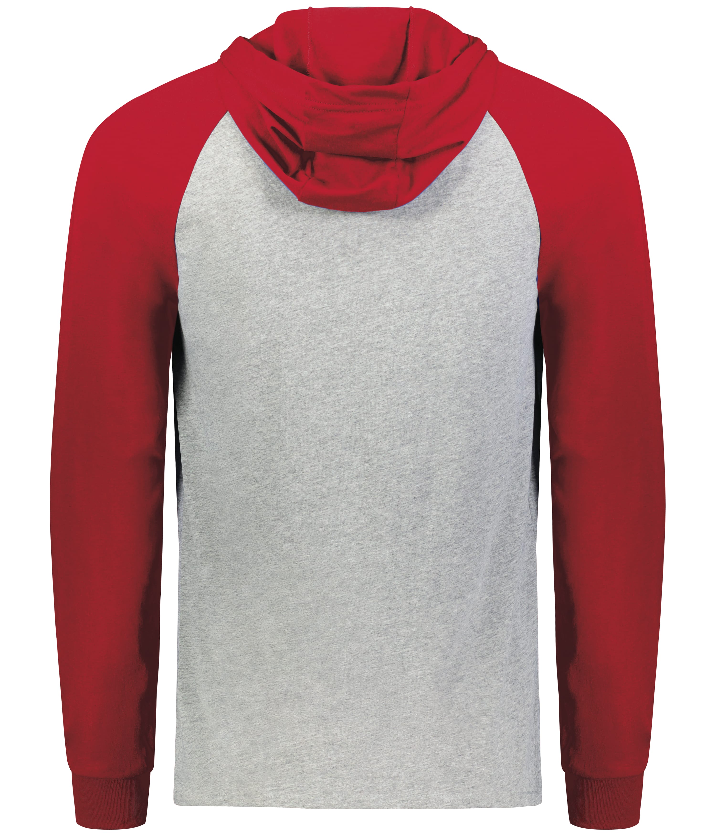 64HTTM Russell Athletic Jersey Pullover Hooded Raglan - Back Image