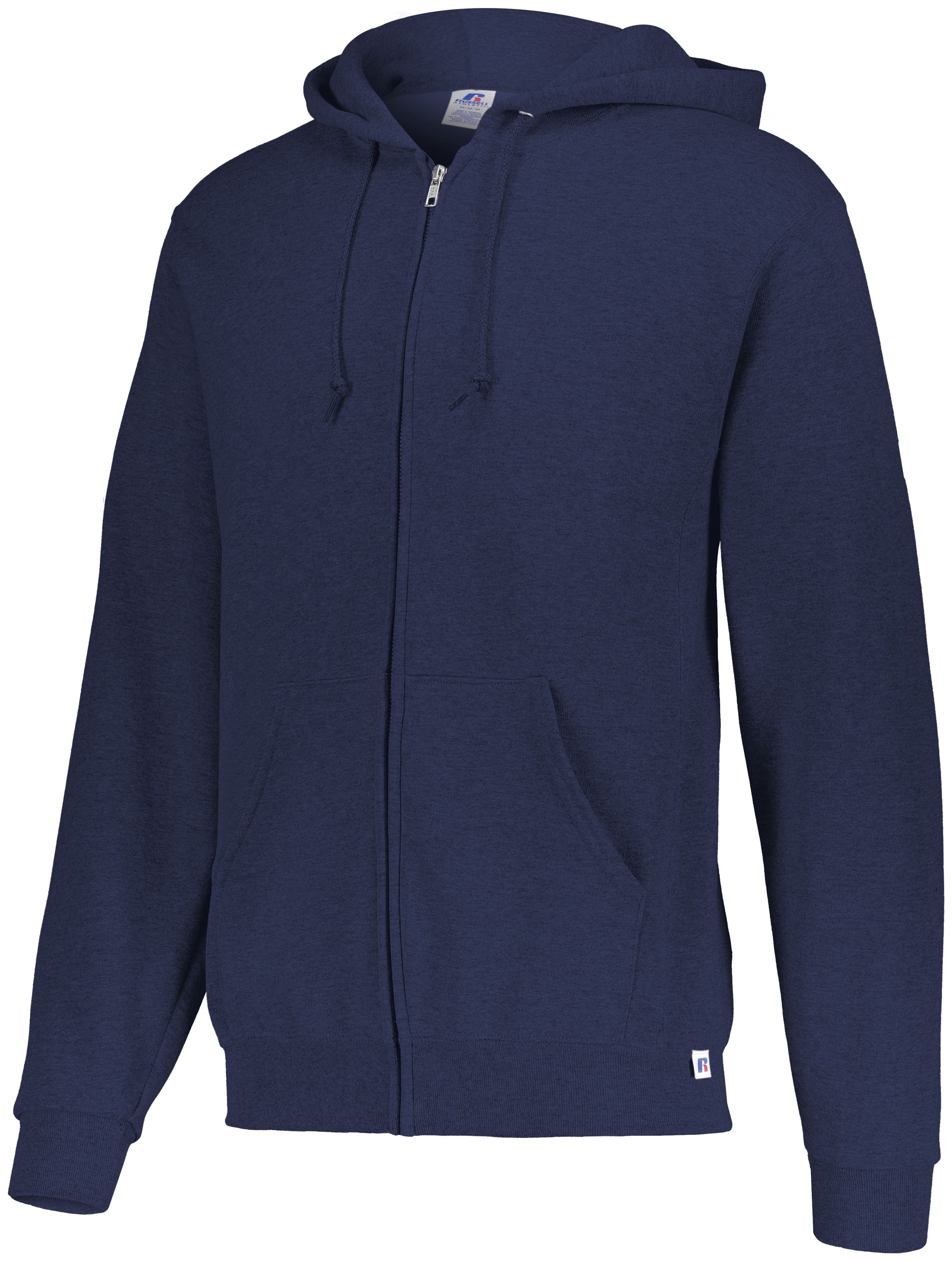 697HBM Russell Athletic Dri-PowerA Fleece Full-Zip Hoodie - Back Image