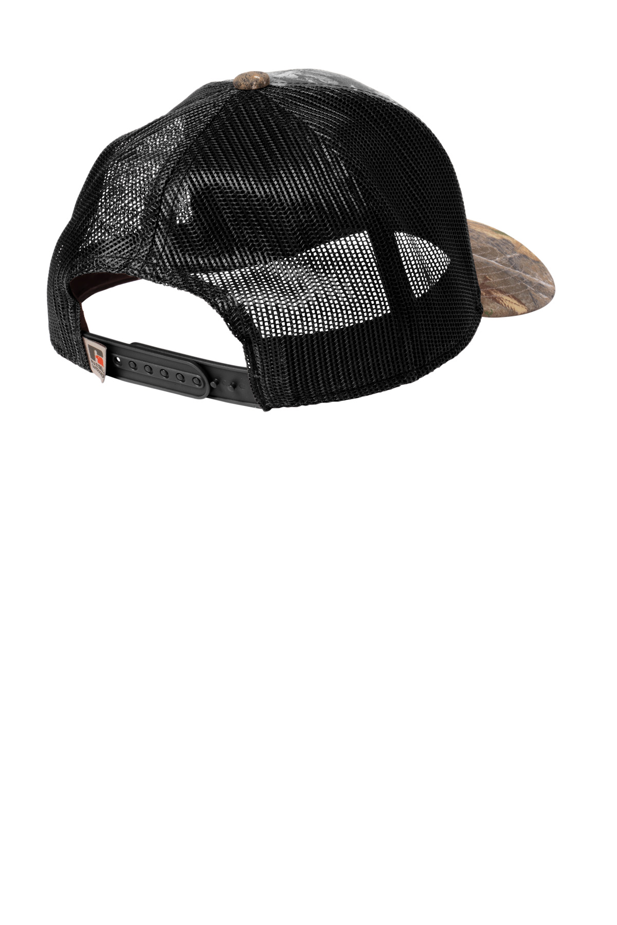 RU900 Russell Outdoors Camo Snapback Trucker Cap - Back Image