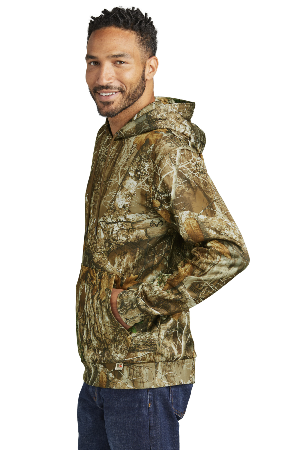 RU400 Russell Outdoors  Realtree Pullover Hoodie - Siide Image