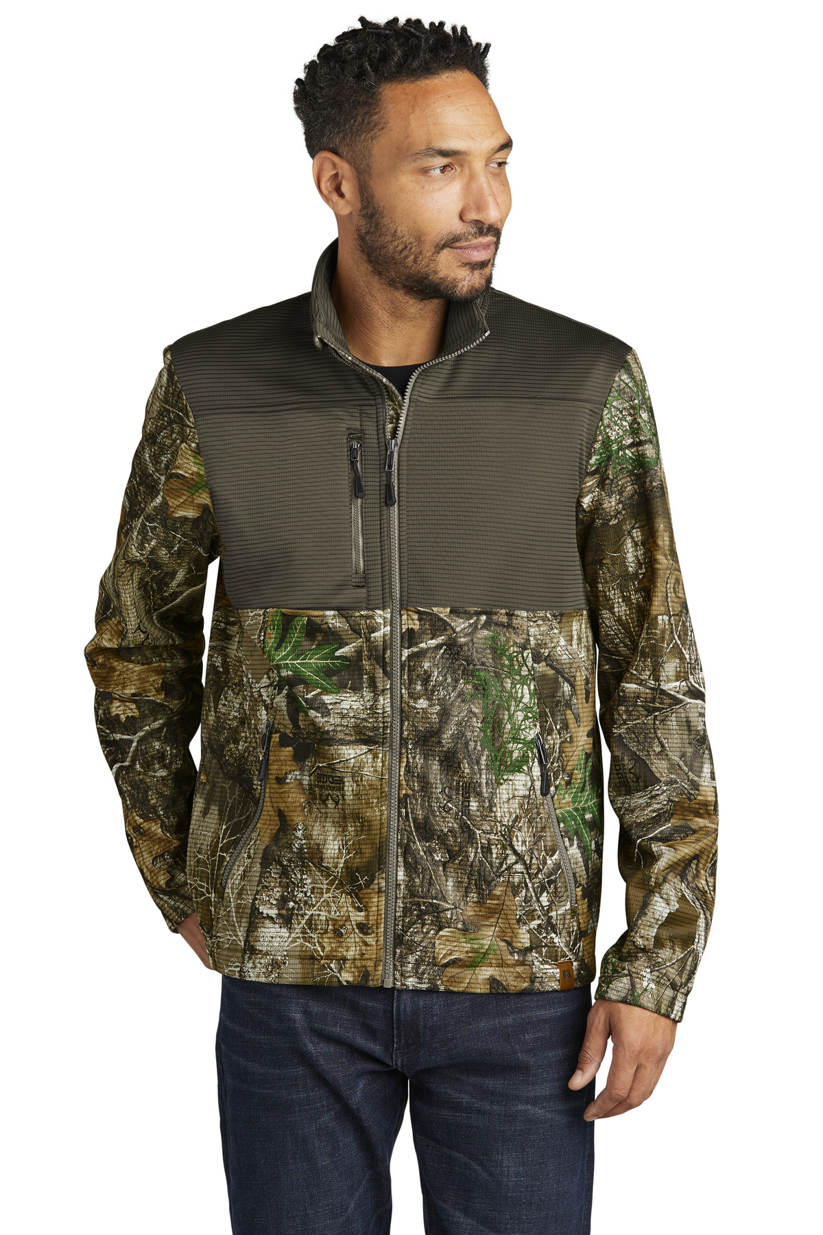 RU601 Russell Outdoors  Realtree Atlas Colorblock Soft Shell