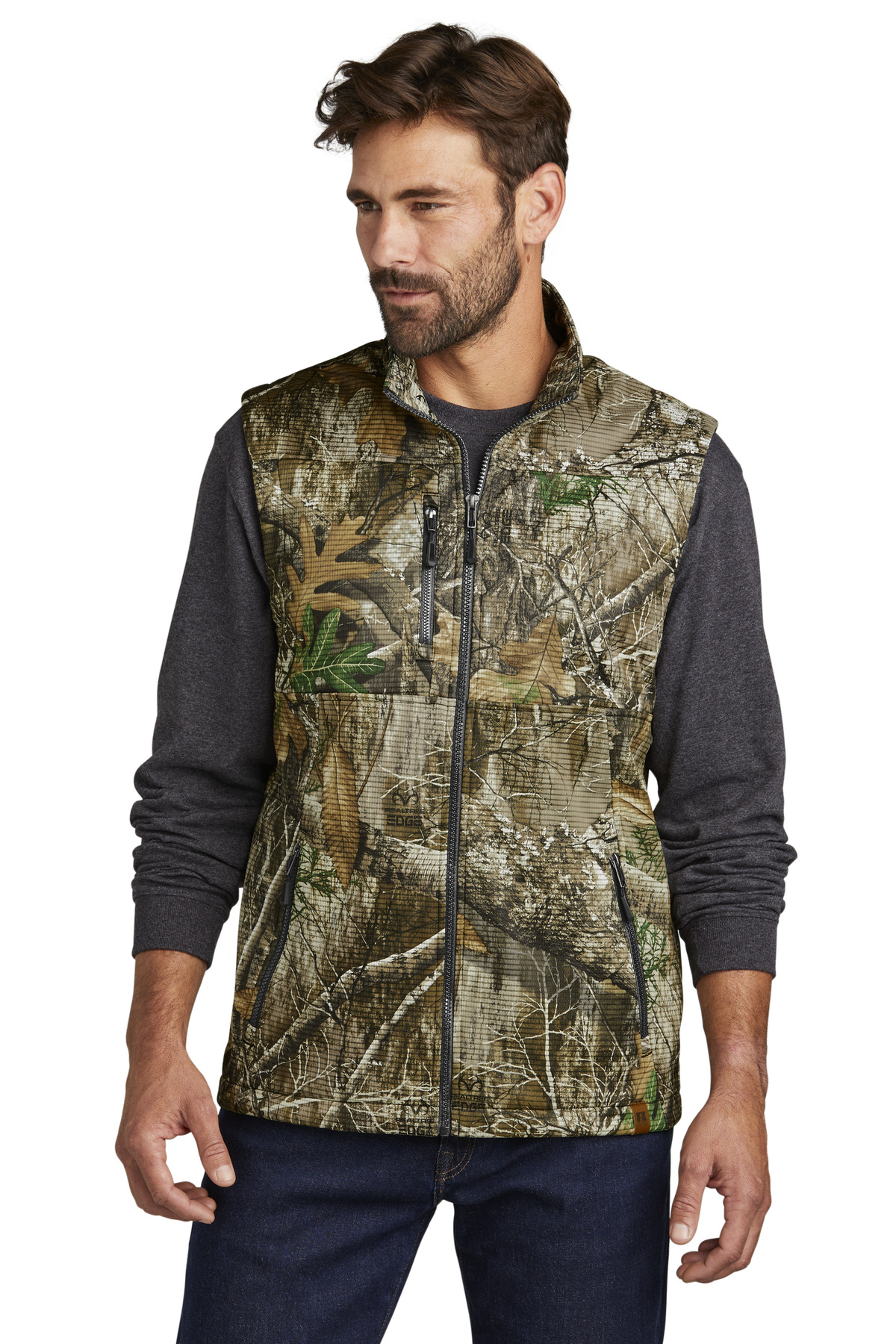 RU603 Russell Outdoors Realtree Atlas Soft Shell Vest RU603 Russell Outdoors Realtree Atlas Soft Shell Vest