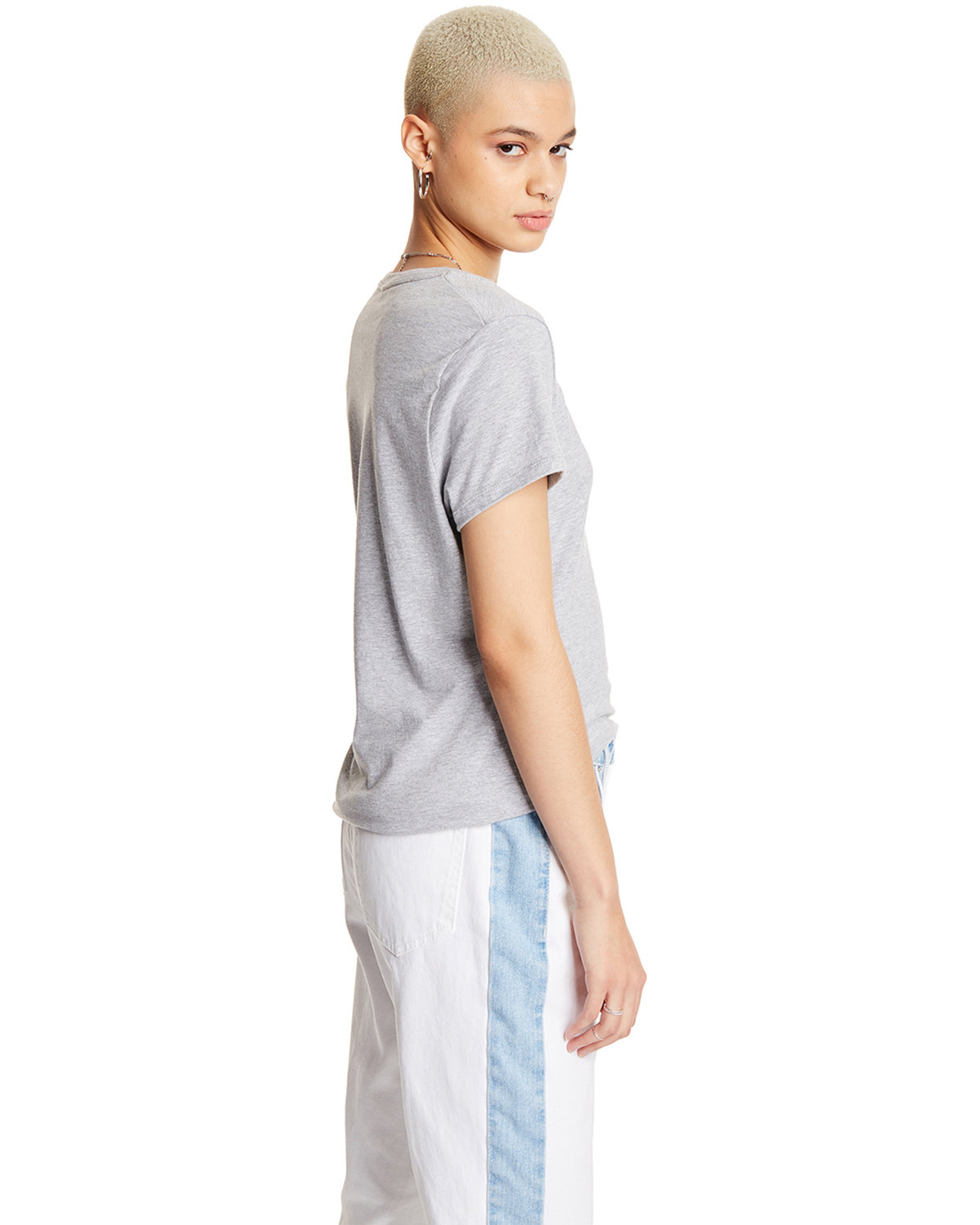 S04V Hanes Perfect-T Women’s V-Neck T-Shirt S04V Hanes Perfect-T Women’s V-Neck T-Shirt - Siide Image