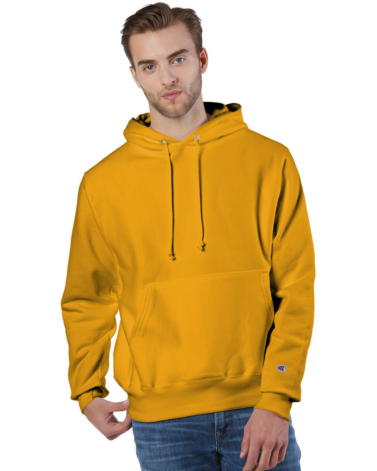 S1051 Champion Reverse Weave Pullover Hooded Sweatshirt