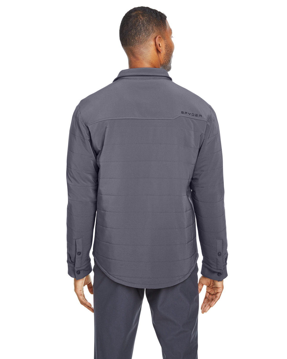 S17030 Spyder Adult Transit Shirt Jacket - Back Image