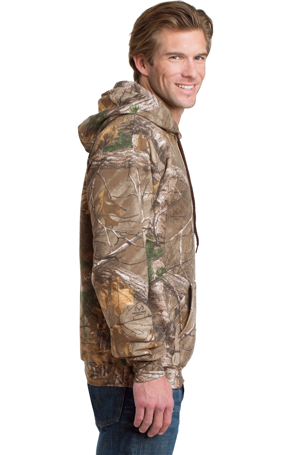 S459R Russell Outdoors &#8482; - Realtree Pullover Hooded Sweatshirt. - Siide Image