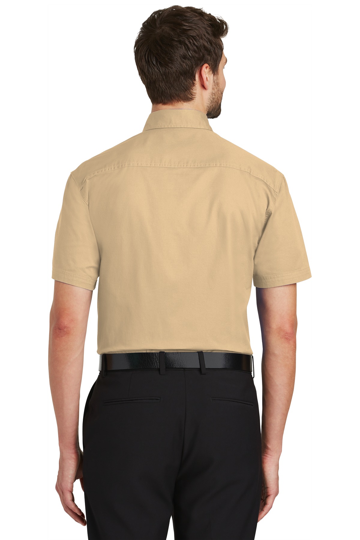 S500T Port Authority Short Sleeve Twill Shirt - Back Image