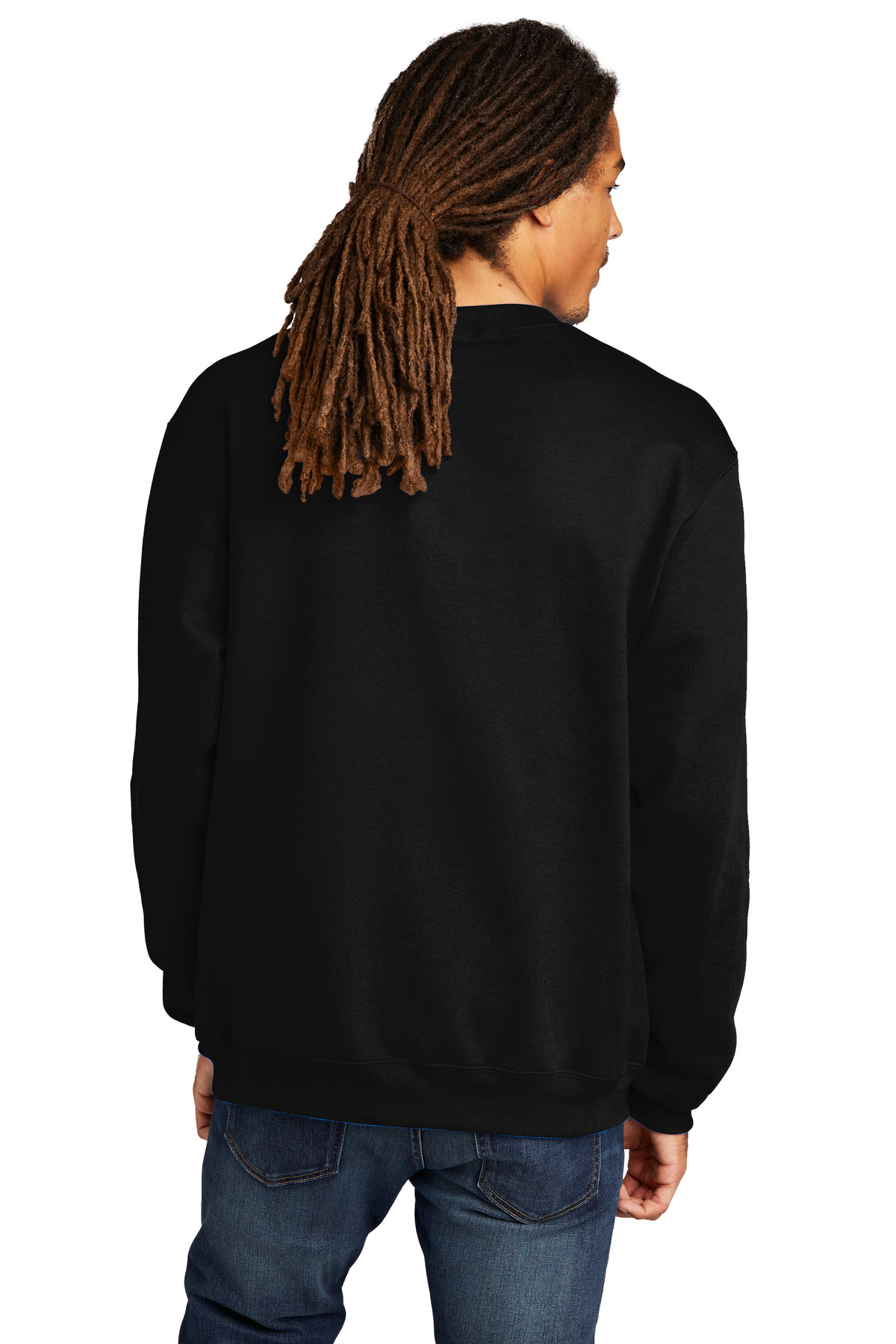 S6000 Champion Eco Fleece Crewneck Sweatshirt. - Back Image