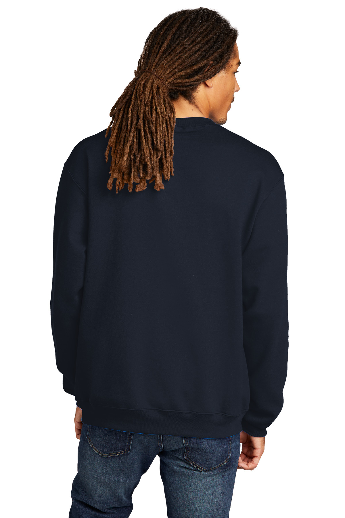 Champion Direct to Film (DTF) S6000 Eco Fleece Crewneck SweatshirT - Back Image