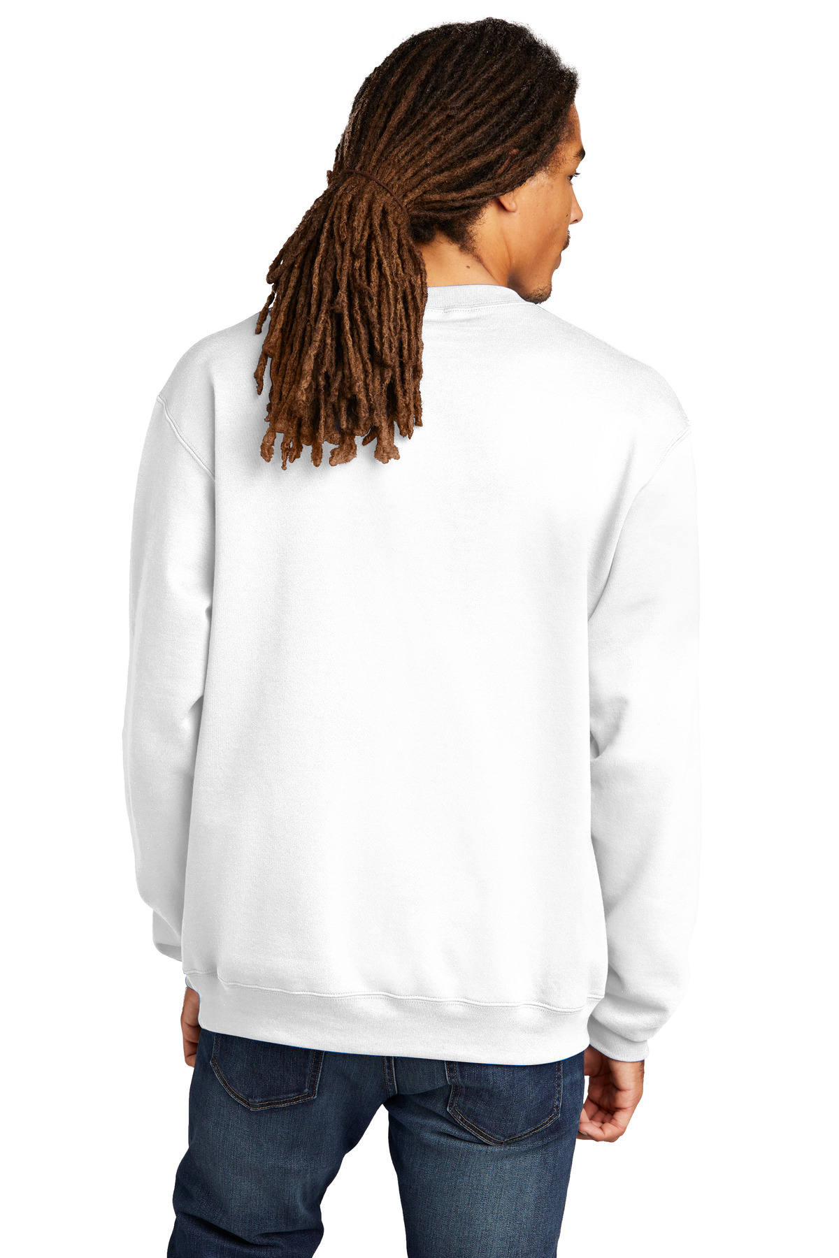S6000 Champion Eco Fleece Crewneck SweatshirT - Back Image