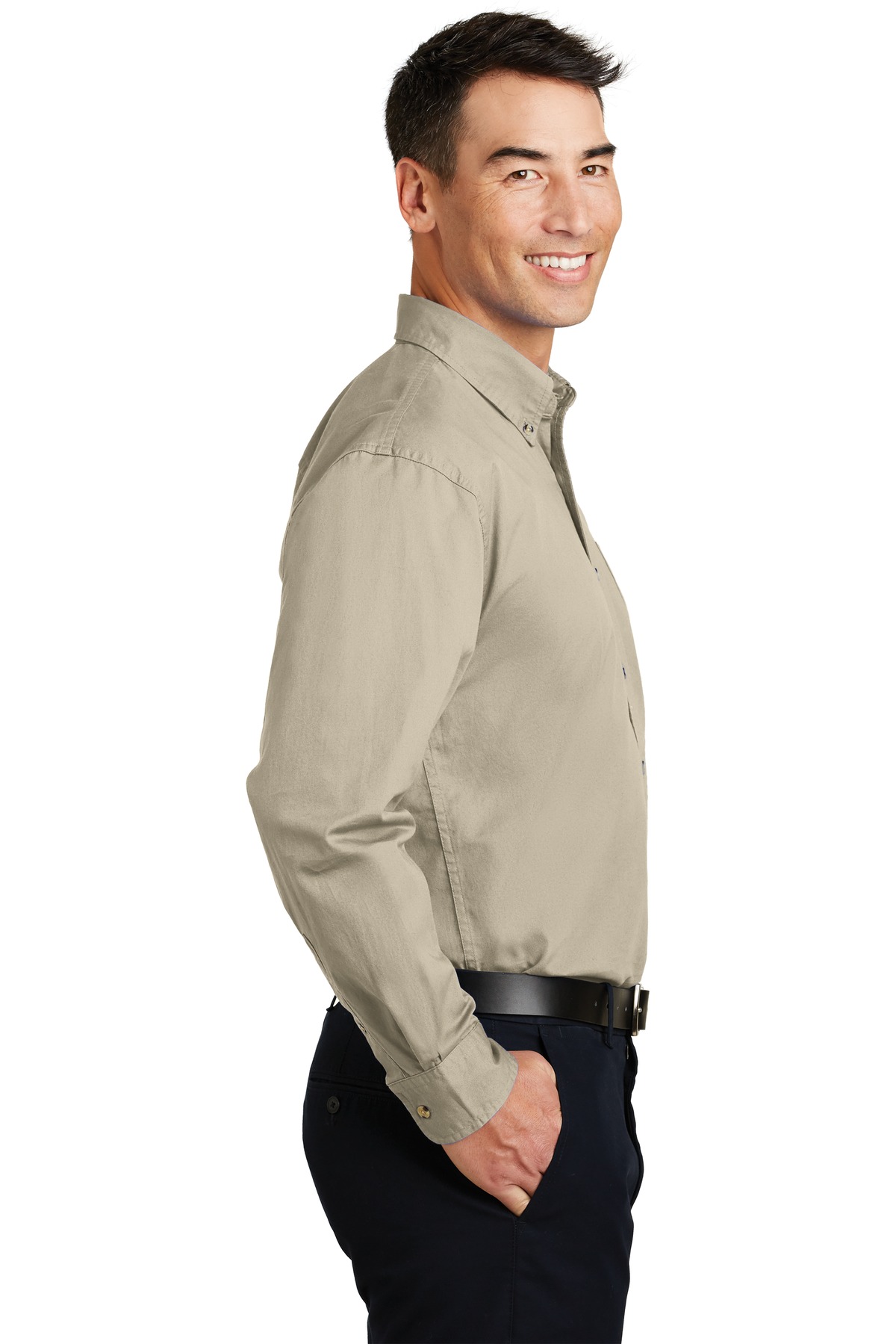 S600T Port Authority Long Sleeve Twill Shirt S600T Port Authority Long Sleeve Twill Shirt - Siide Image