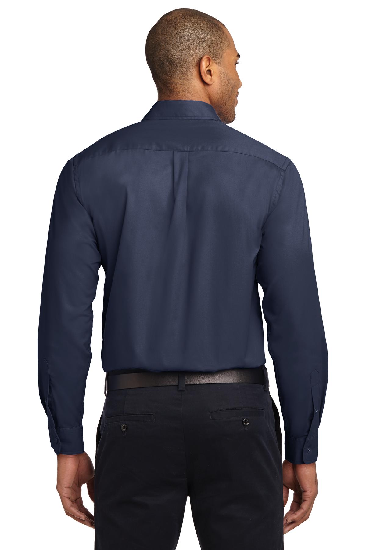 S608 Port Authority Long Sleeve Easy Care Shirt S608 Port Authority Long Sleeve Easy Care Shirt - Back Image