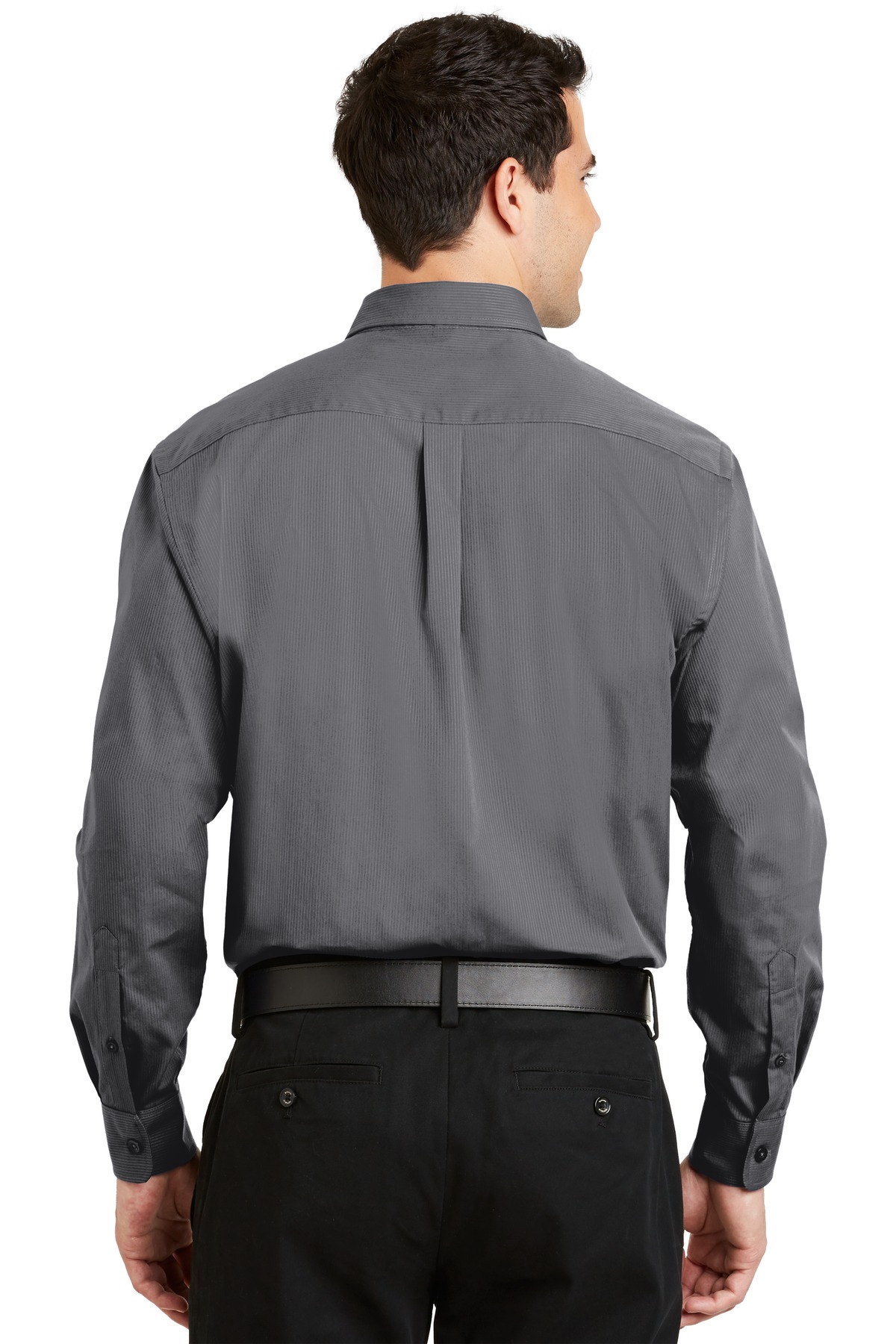 S613 Port Authority Tonal Pattern Easy Care Shirt - Back Image